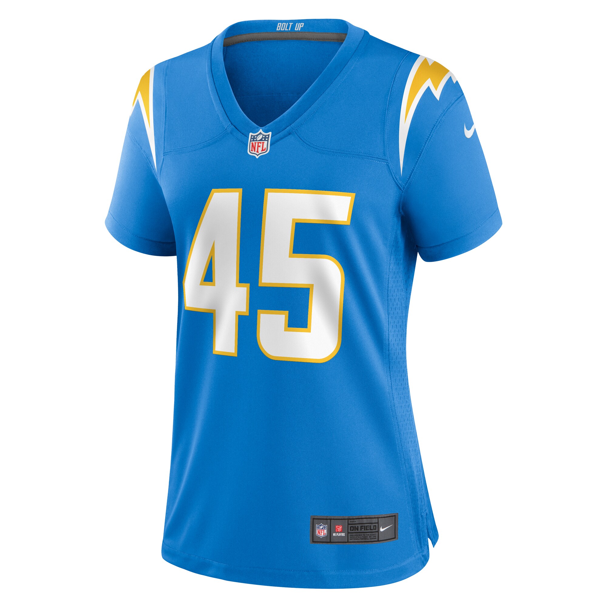 Tuli Tuipulotu Los Angeles Chargers Women's Team Game Jersey - Powder Blue cheap jerseys for sale - CheapJerseys.Shop