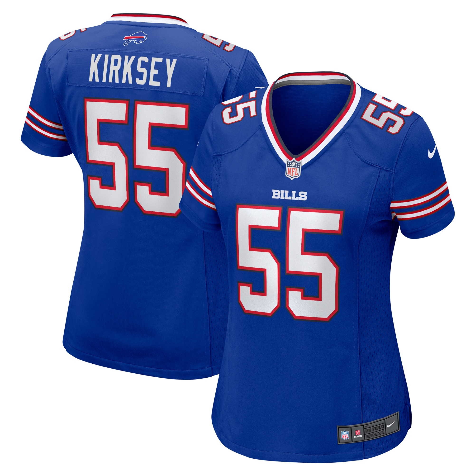 Christian Kirksey Buffalo Bills Women's Team Game Jersey - Royal cheap jerseys for sale - CheapJerseys.Shop
