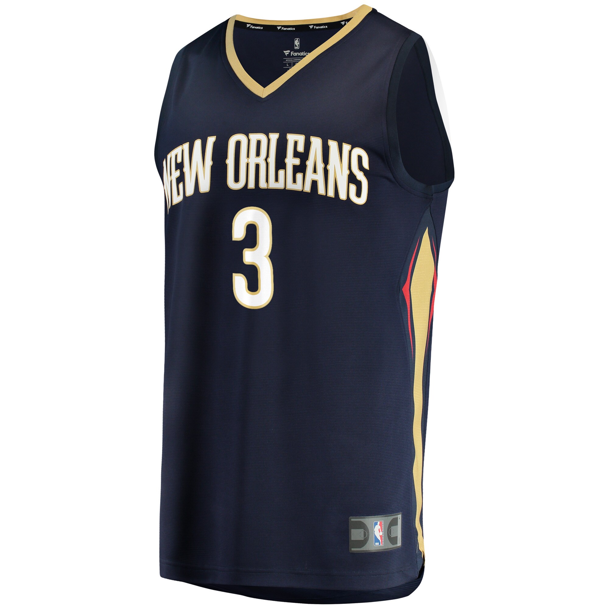 C.J. McCollum New Orleans Pelicans Fanatics Fast Break Replica Jersey - Icon Edition - Navy cheap jerseys for sale - CheapJerseys.Shop