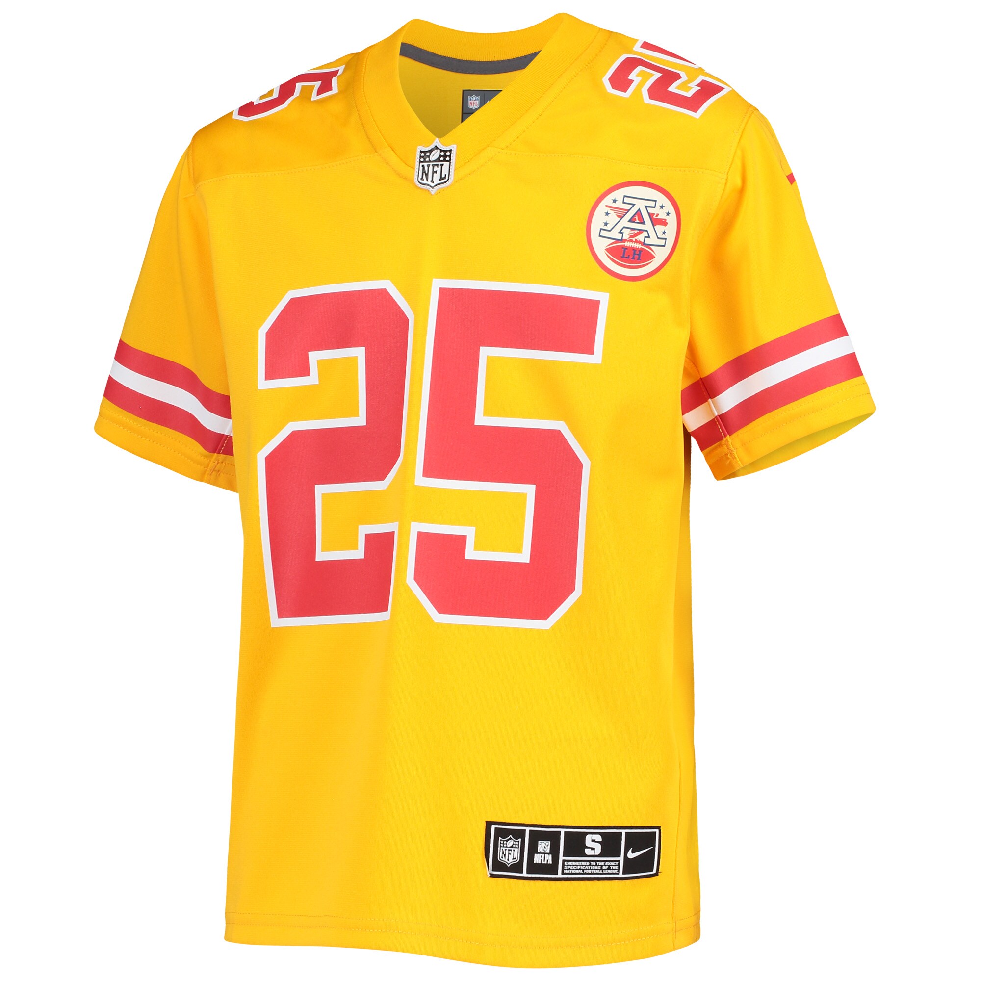 Clyde Edwards-Helaire Kansas City Chiefs Youth Inverted Team Game Jersey - Gold cheap jerseys for sale - CheapJerseys.Shop