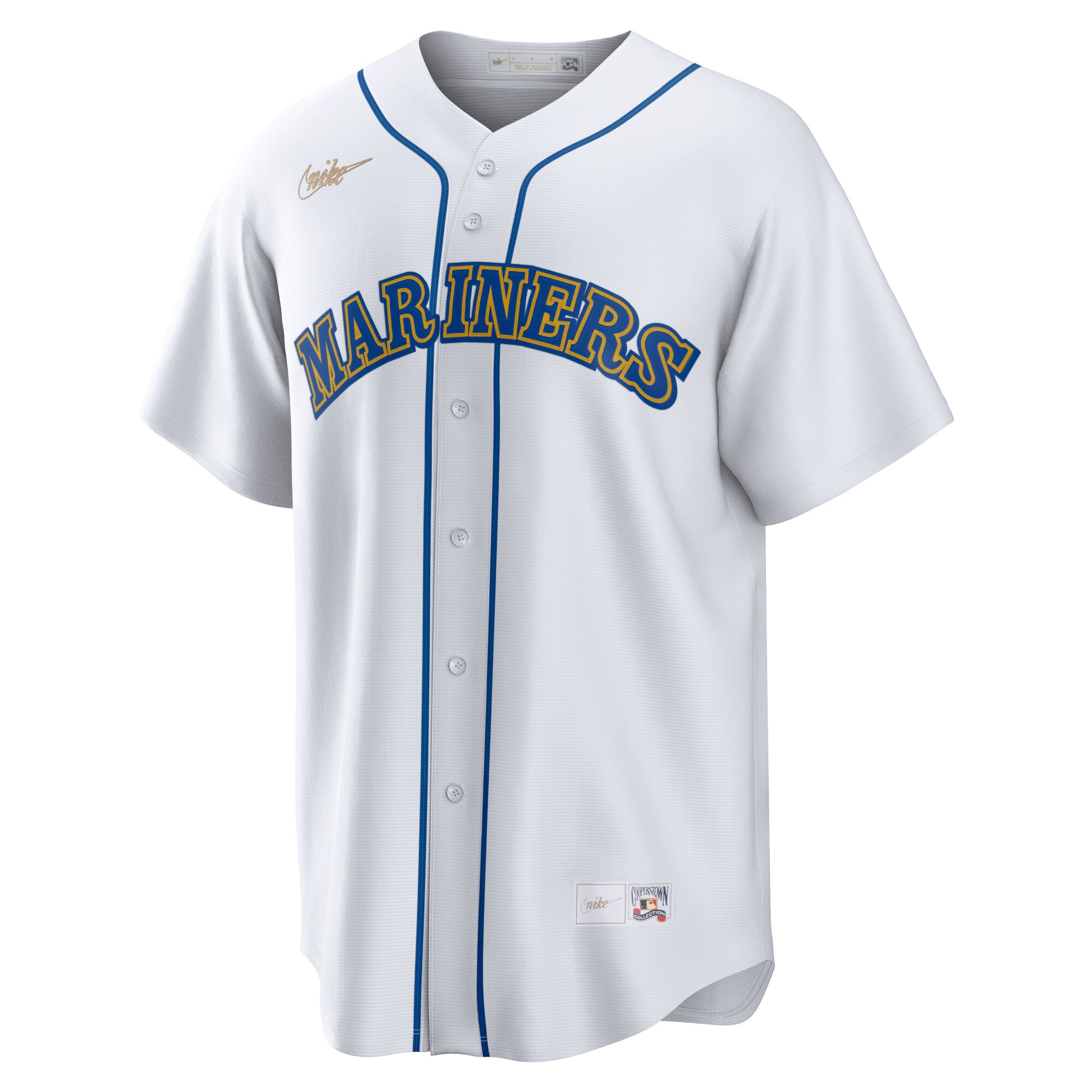 Edgar Martinez Seattle Mariners Home Cooperstown Collection Replica Player Jersey - White cheap jerseys for sale - CheapJerseys.Shop