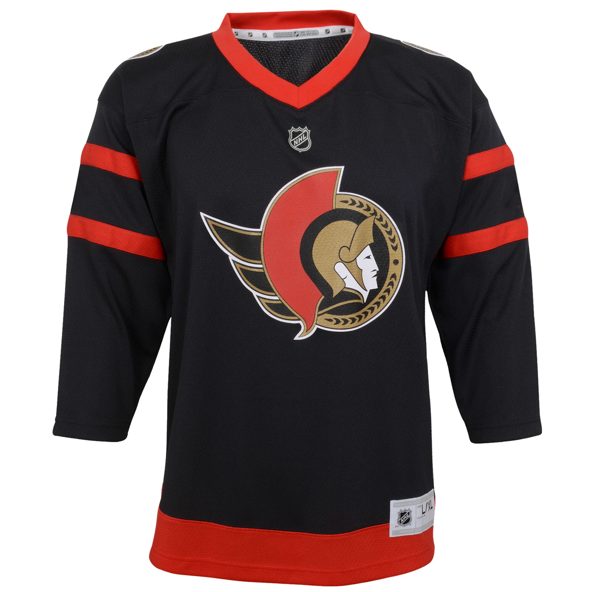 Ottawa Senators Youth Home Replica Blank Jersey - Black cheap jerseys for sale - CheapJerseys.Shop