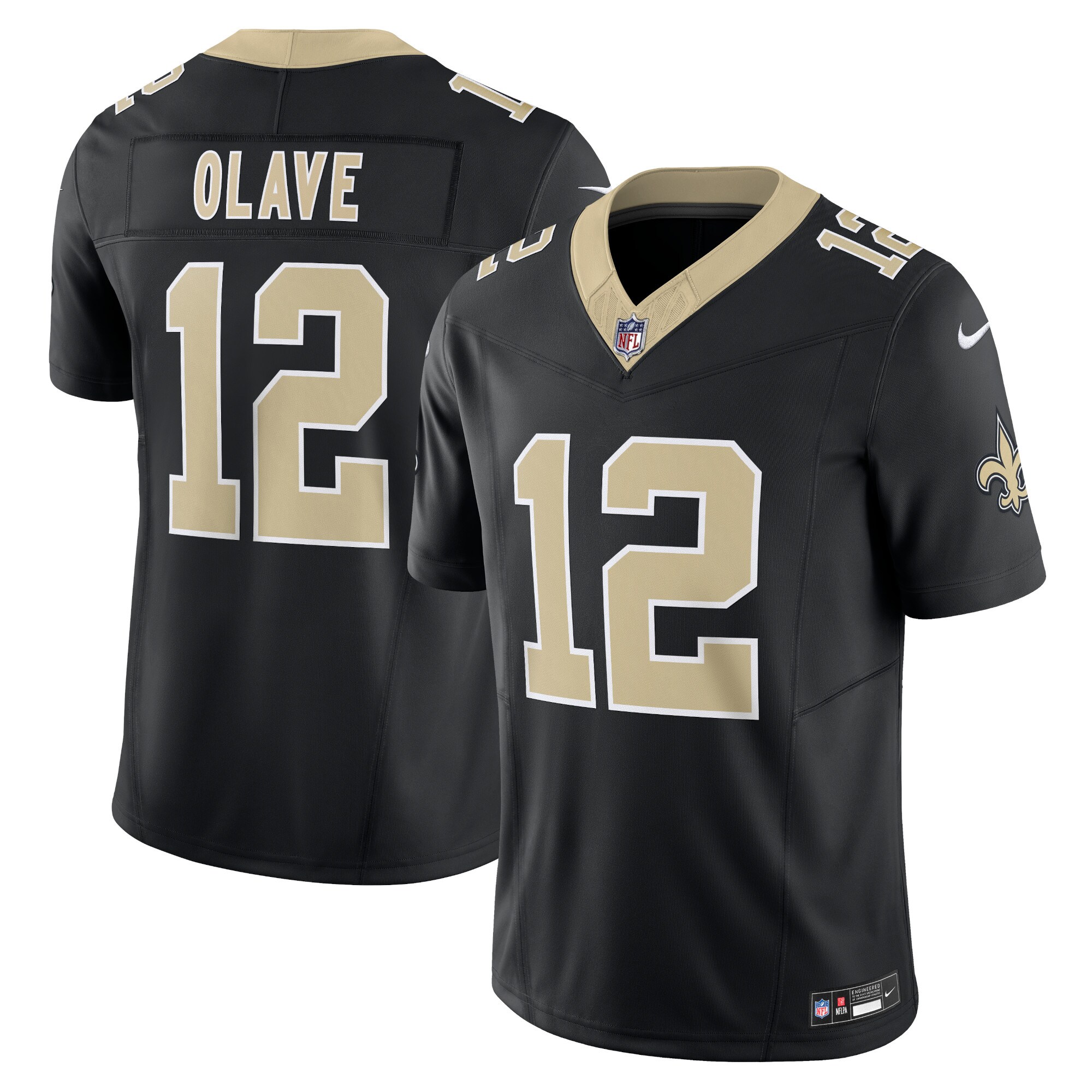 Chris Olave New Orleans Saints Vapor F.U.S.E. Limited Jersey - Black cheap jerseys for sale - CheapJerseys.Shop