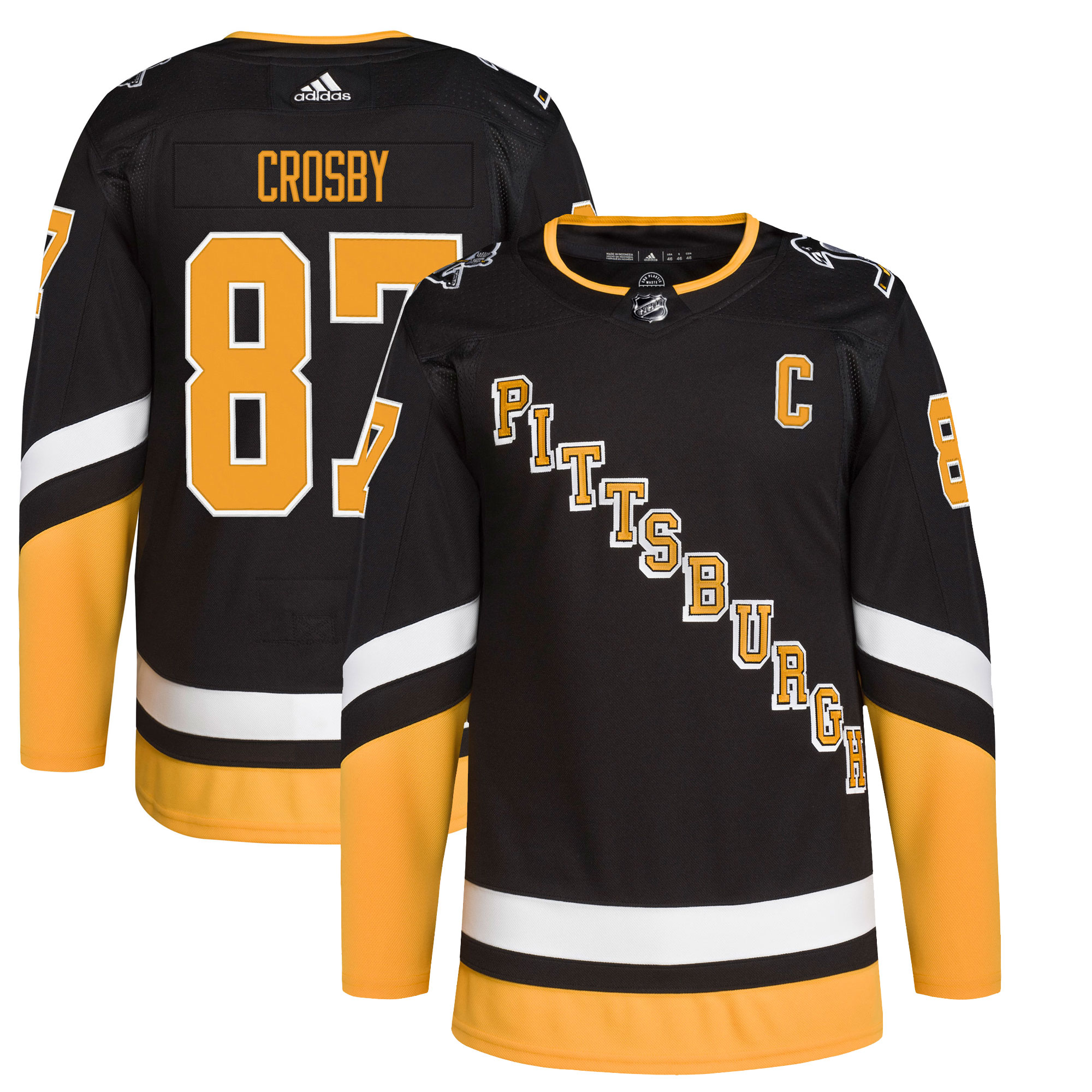 Sidney Crosby Pittsburgh Penguins Alternate Primegreen Authentic Player Jersey - Black cheap jerseys for sale - CheapJerseys.Shop