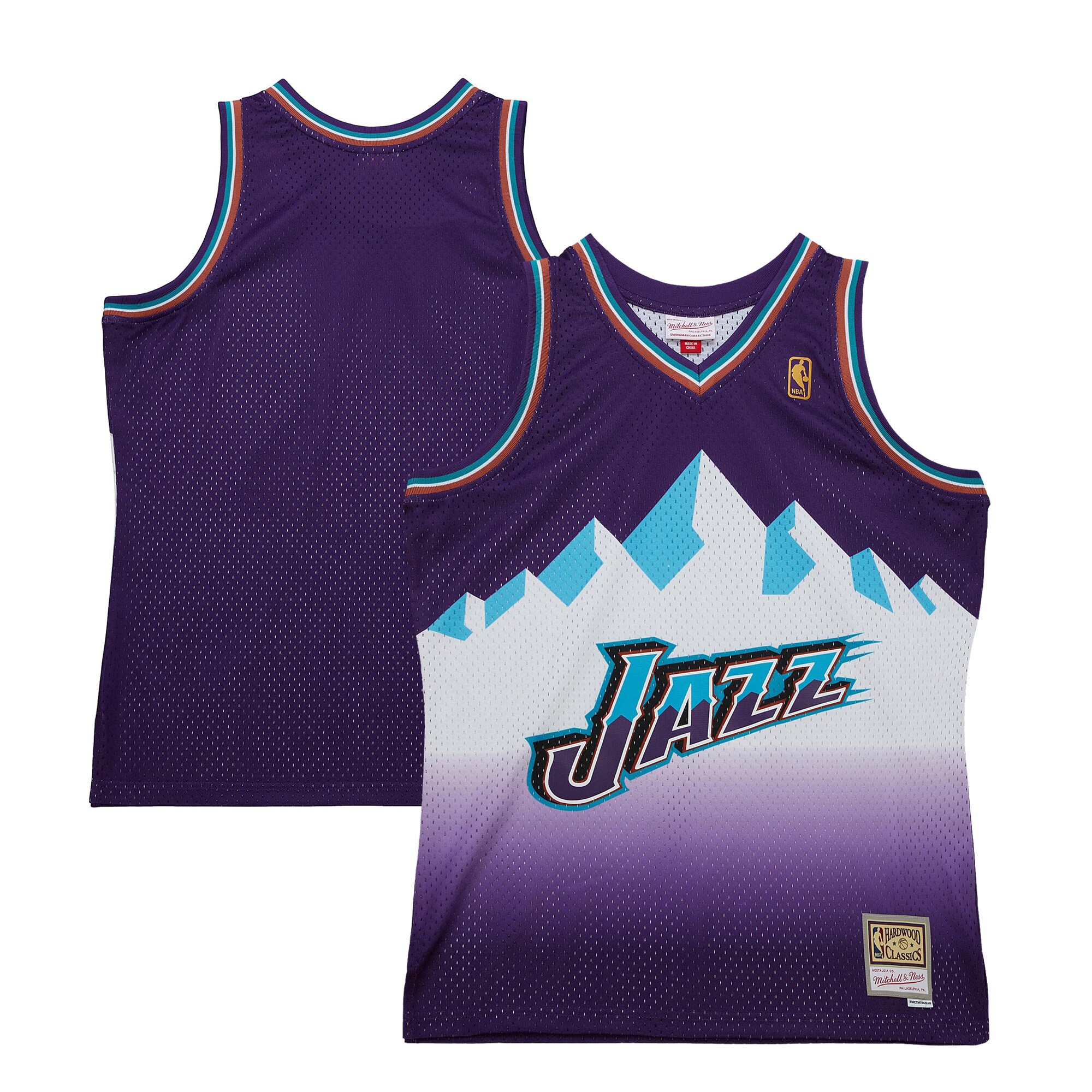 Utah Jazz Mitchell & Ness 1996-97 Hardwood Classics Swingman Jersey - Purple cheap jerseys for sale - CheapJerseys.Shop