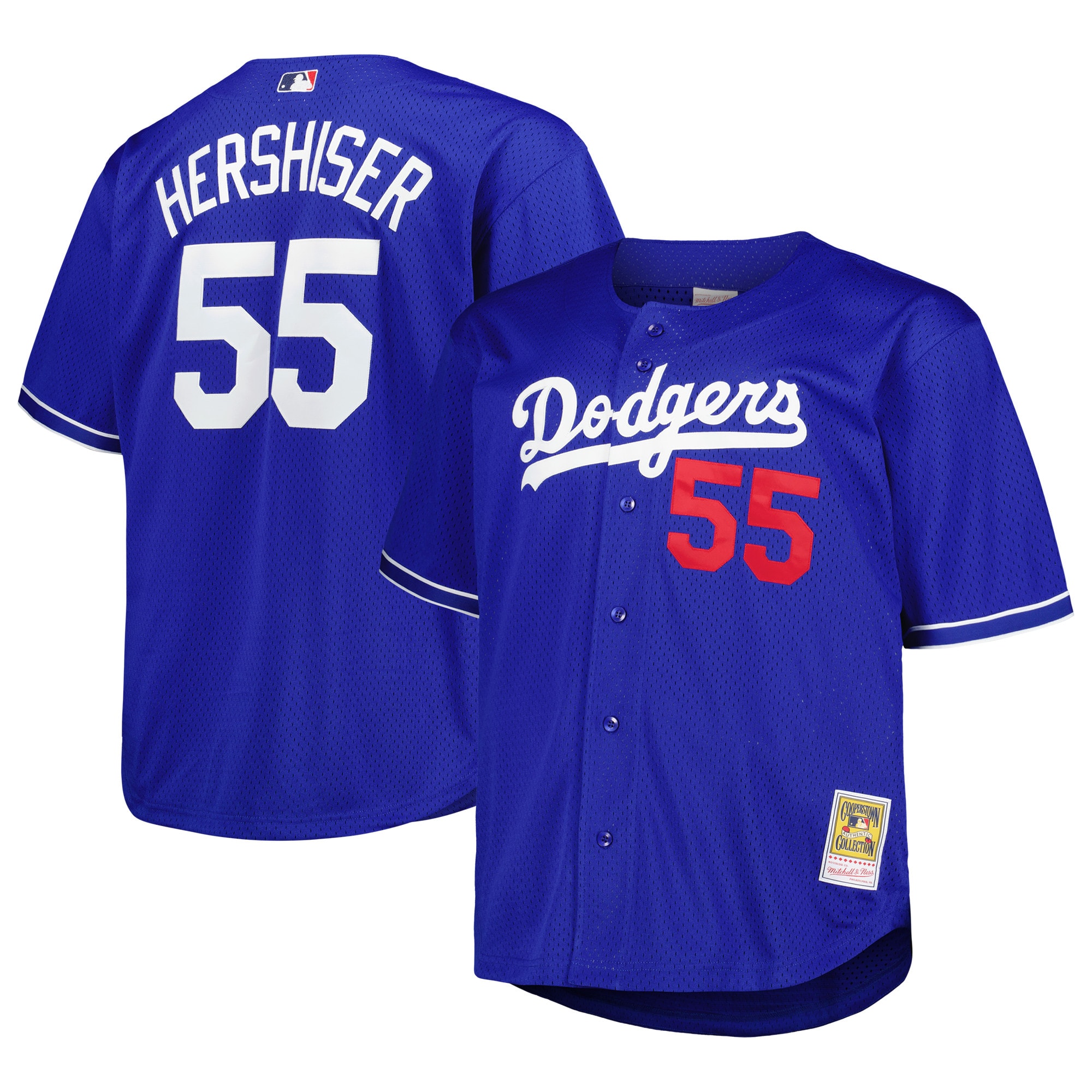 Orel Hershiser Los Angeles Dodgers Mitchell & Ness Big & Tall Cooperstown Collection Batting Practice Replica Jersey - Royal cheap jerseys for sale - CheapJerseys.Shop