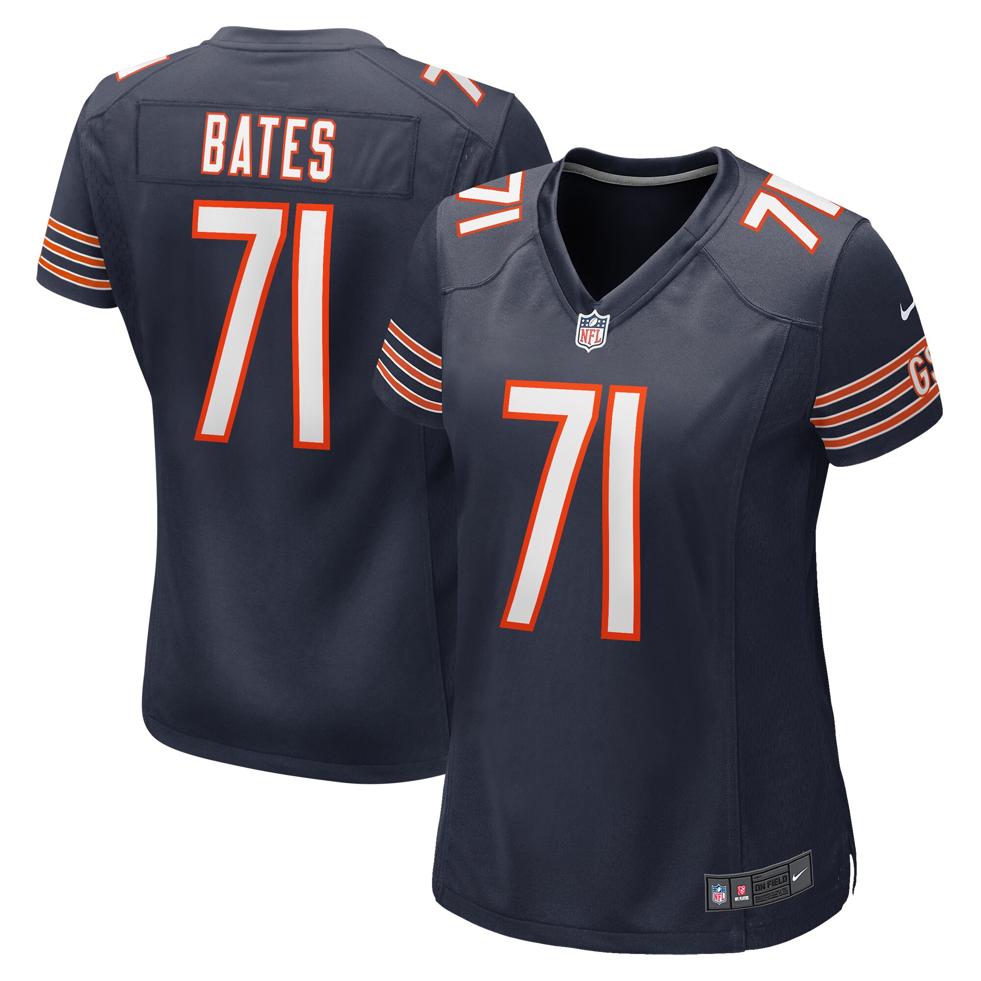 Ryan Bates Chicago Bears Women's Game Jersey - Navy cheap jerseys for sale - CheapJerseys.Shop
