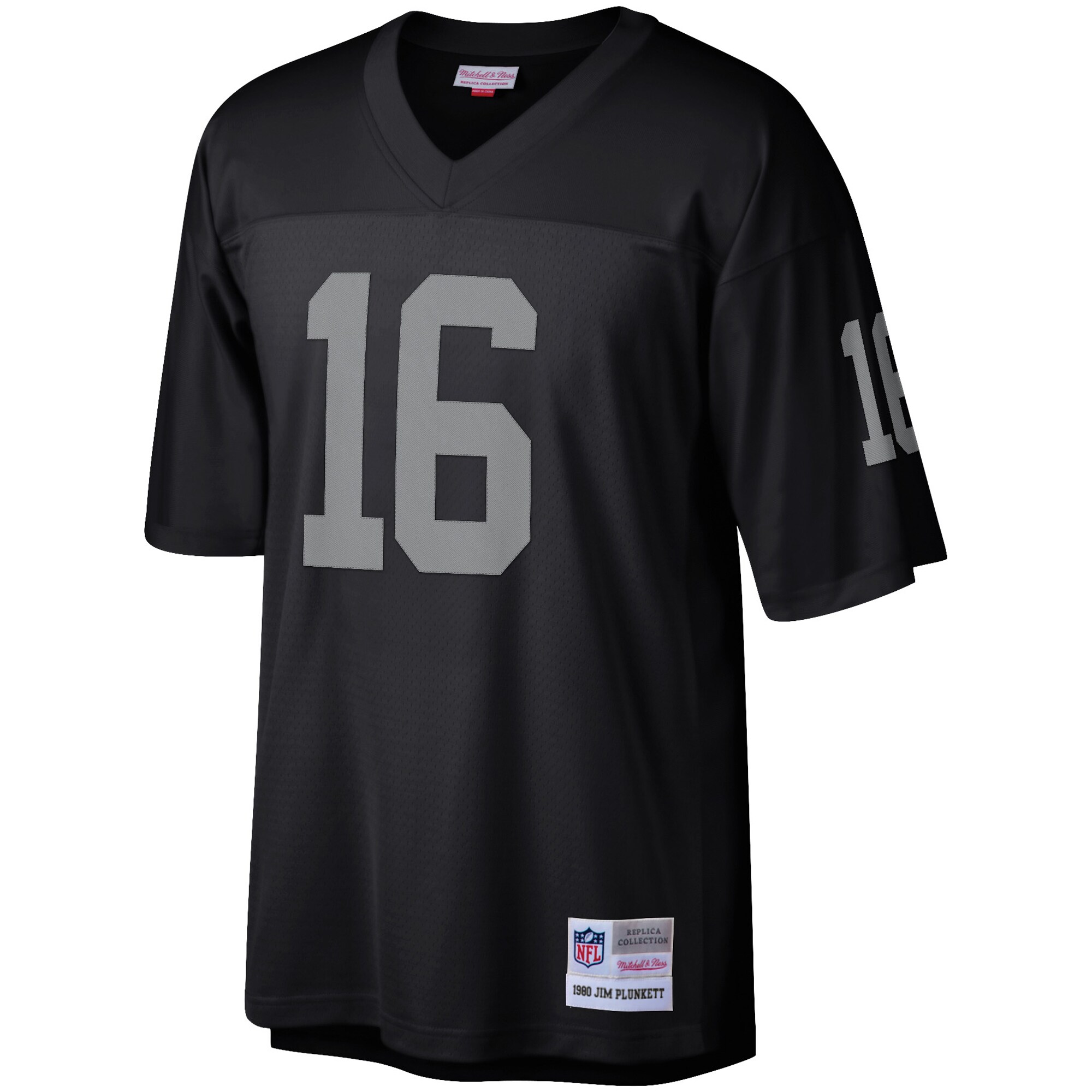 Jim Plunkett Las Vegas Raiders Mitchell & Ness Retired Player Legacy Replica Jersey - Black cheap jerseys for sale - CheapJerseys.Shop