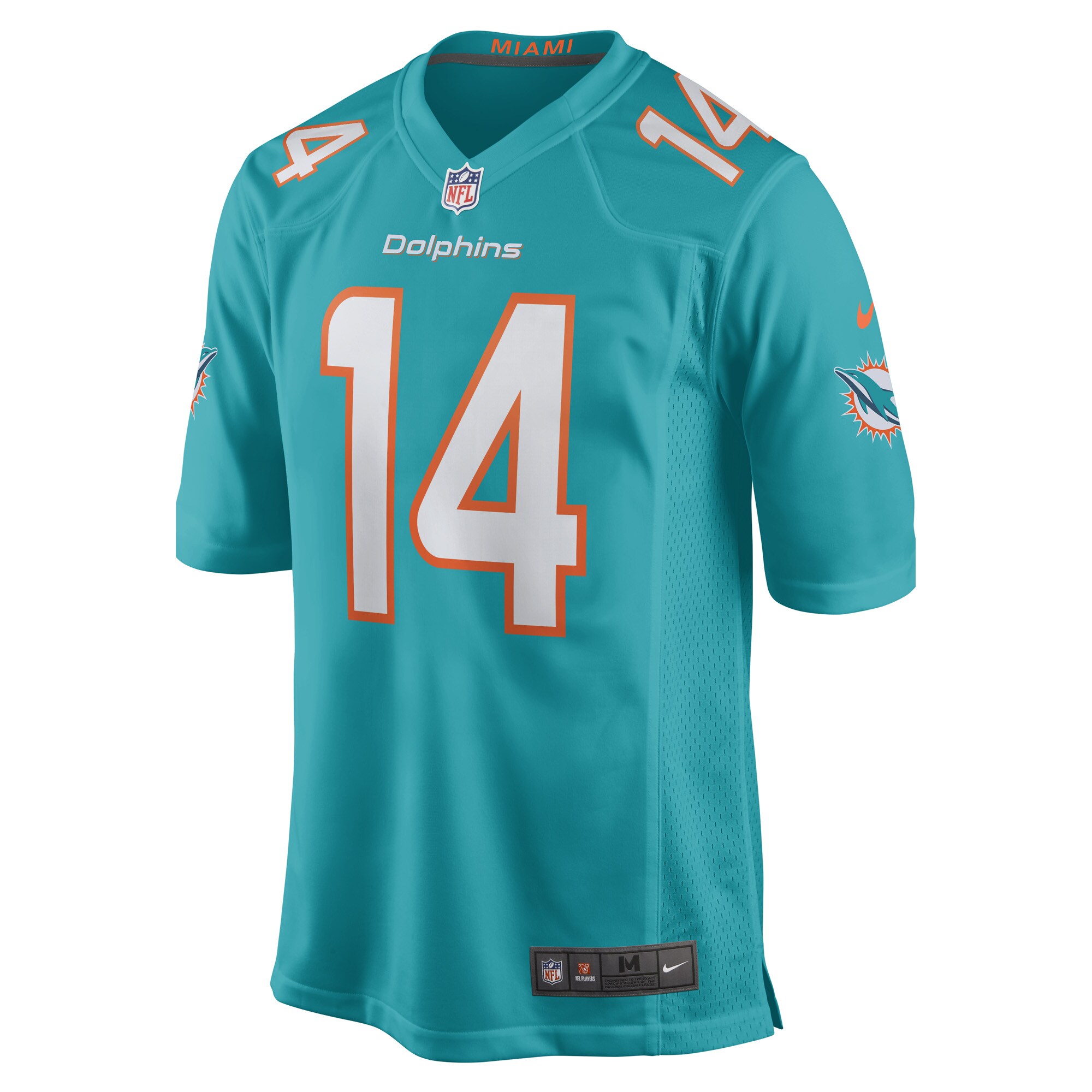 Trent Sherfield Miami Dolphins Game Player Jersey - Aqua cheap jerseys for sale - CheapJerseys.Shop