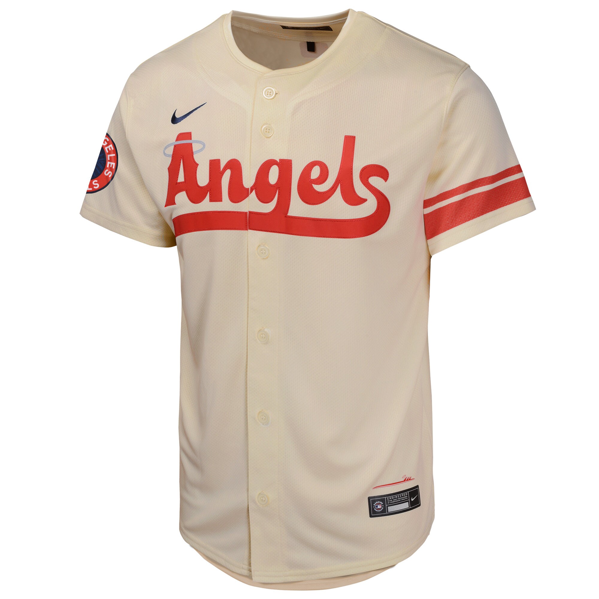 Los Angeles Angels Youth City Connect Limited Jersey - Cream cheap jerseys for sale - CheapJerseys.Shop