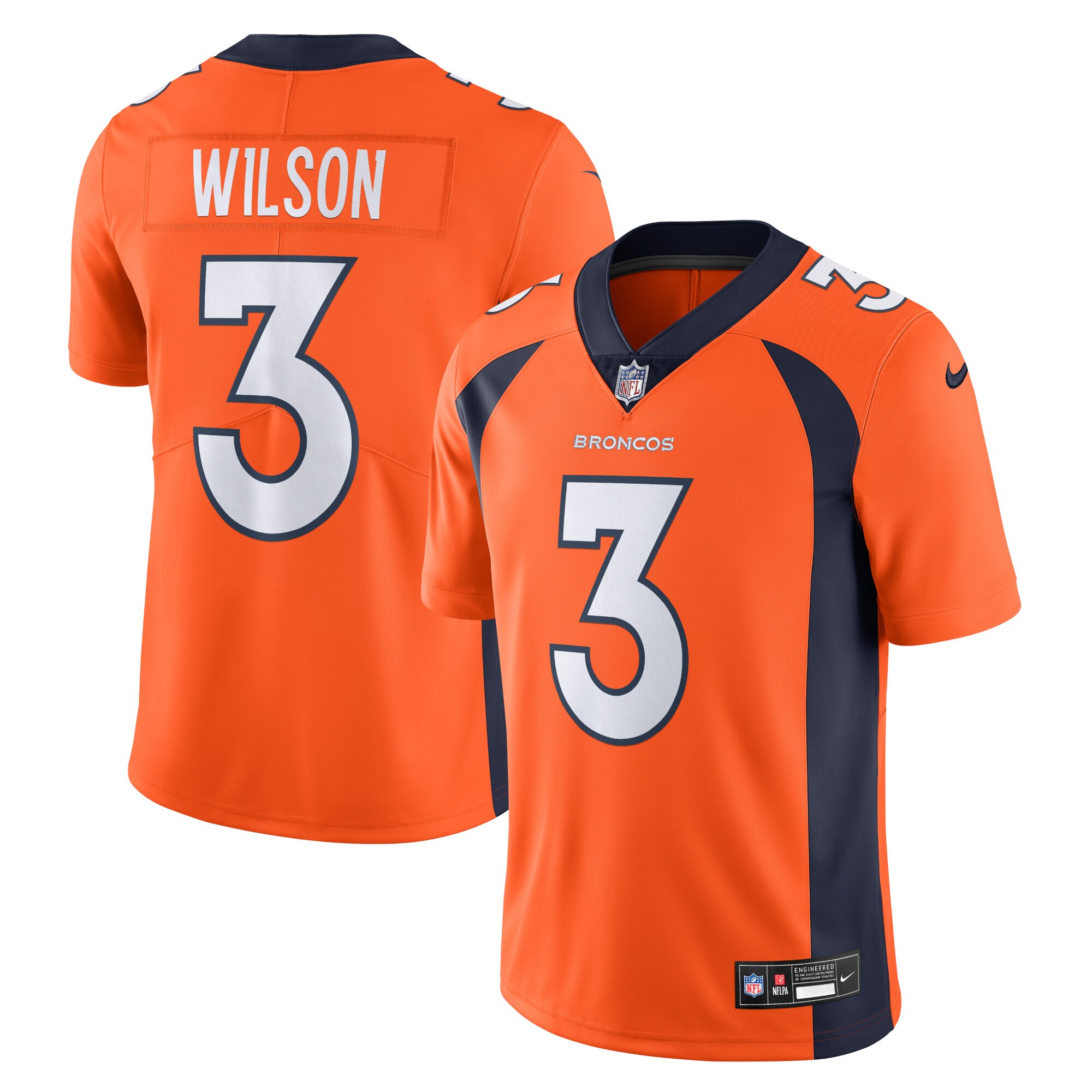 Russell Wilson Denver Broncos Vapor Untouchable Limited Jersey - Orange cheap jerseys for sale - CheapJerseys.Shop