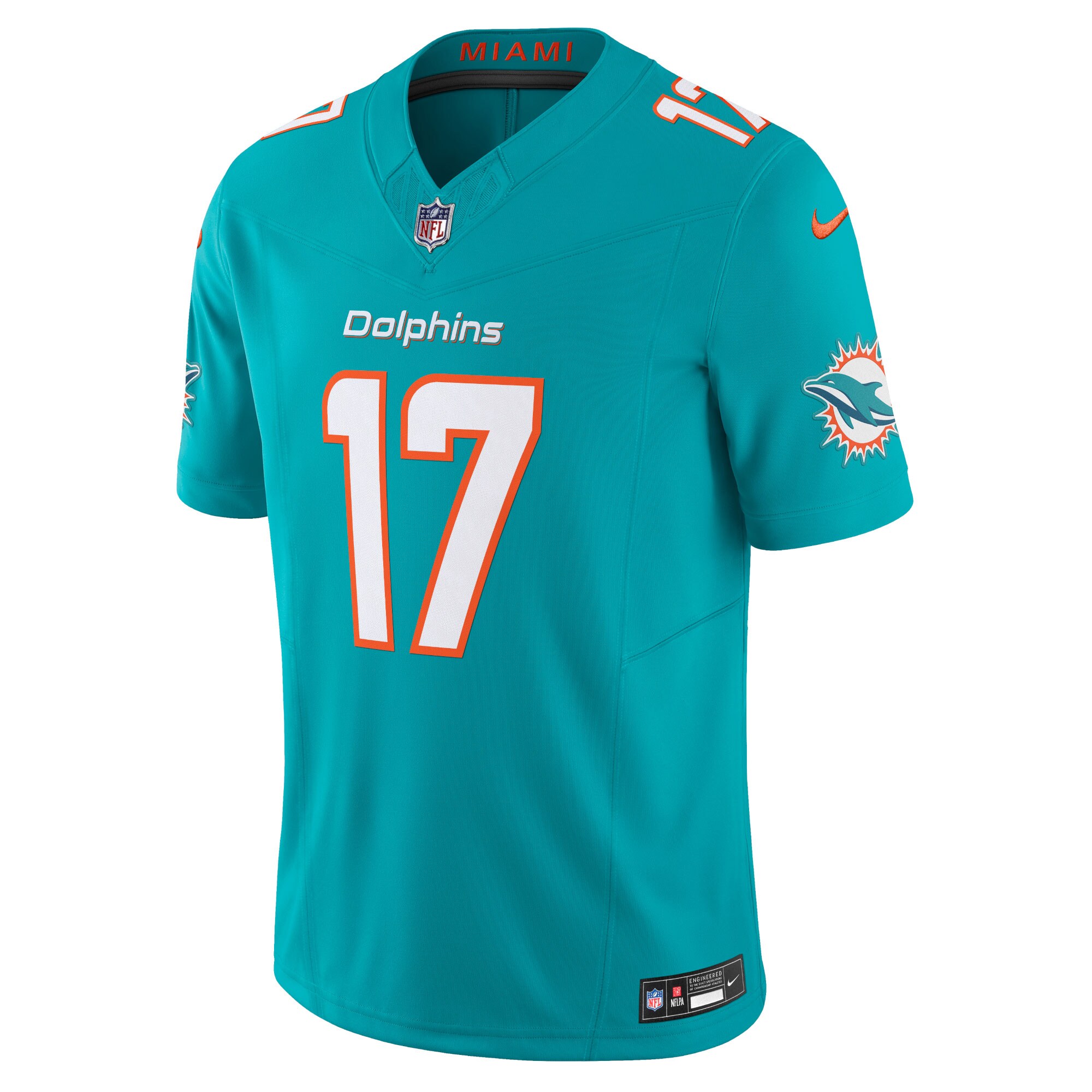 Jaylen Waddle Miami Dolphins Vapor F.U.S.E. Limited Jersey - Aqua cheap jerseys for sale - CheapJerseys.Shop