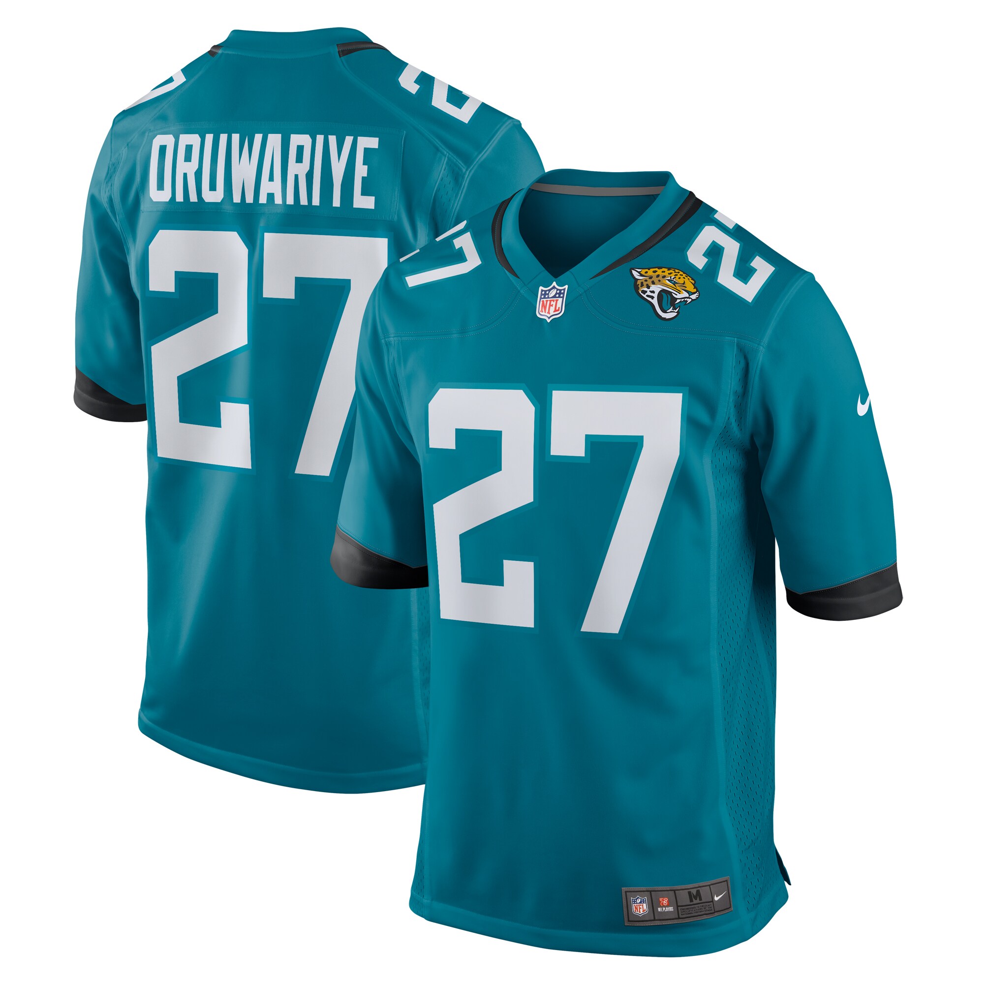 Amani Oruwariye Jacksonville Jaguars Game Jersey - Teal cheap jerseys for sale - CheapJerseys.Shop