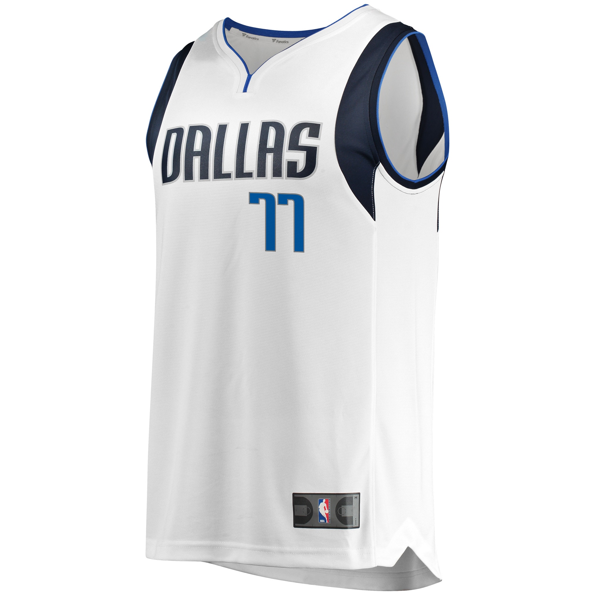 Luka Doncic Dallas Mavericks Fanatics Fast Break Men's Replica Jersey - Association Edition - White cheap jerseys for sale - CheapJerseys.Shop