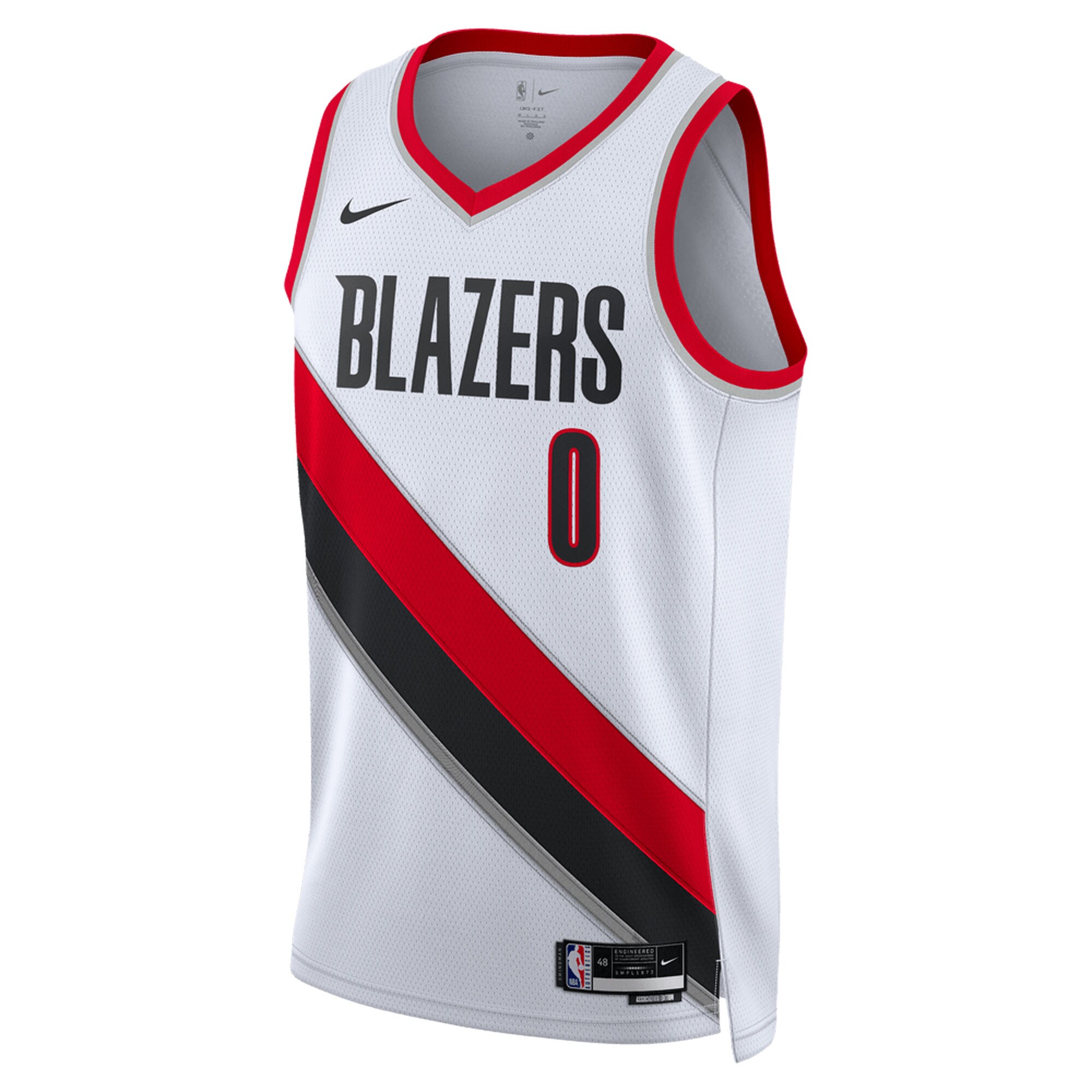 Damian Lillard Portland Trail Blazers Unisex Swingman Jersey - Association Edition - White cheap jerseys for sale - CheapJerseys.Shop