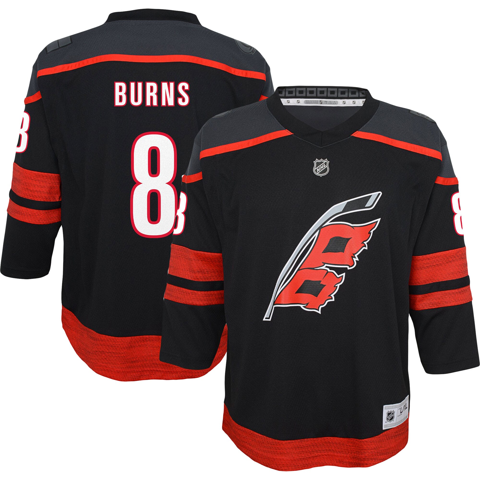 Brent Burns Carolina Hurricanes Youth Home Replica Player Jersey - Black cheap jerseys for sale - CheapJerseys.Shop