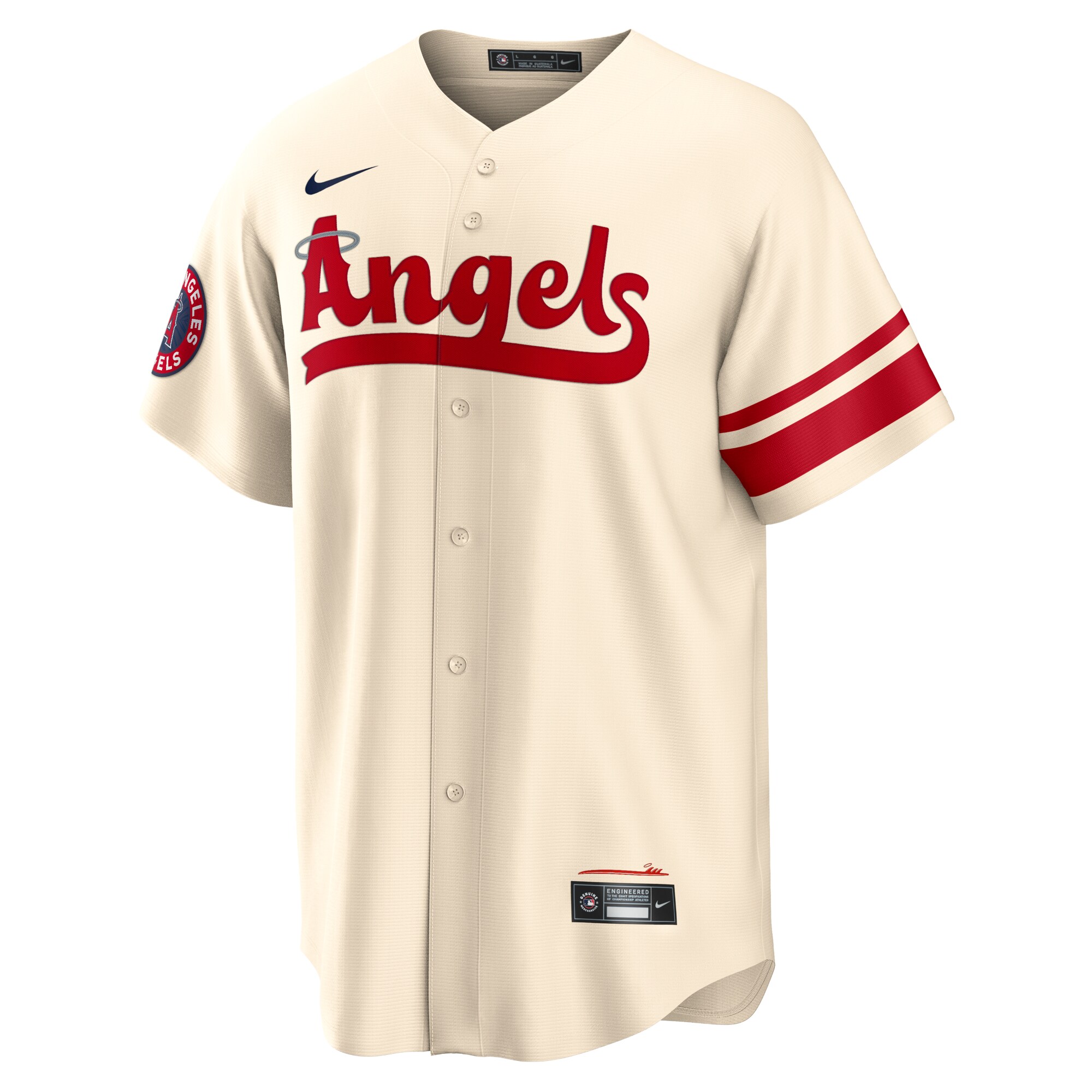 Mike Trout Los Angeles Angels City Connect Replica Player Jersey - Cream cheap jerseys for sale - CheapJerseys.Shop