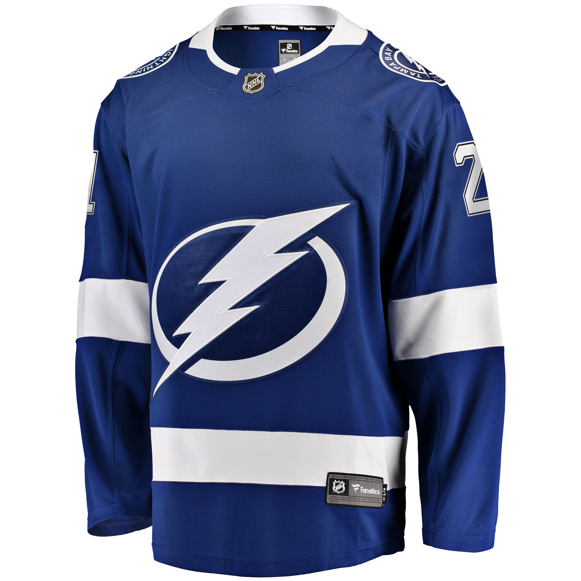 Brayden Point Tampa Bay Lightning Fanatics Home Premier Breakaway Player Jersey - Blue cheap jerseys for sale - CheapJerseys.Shop