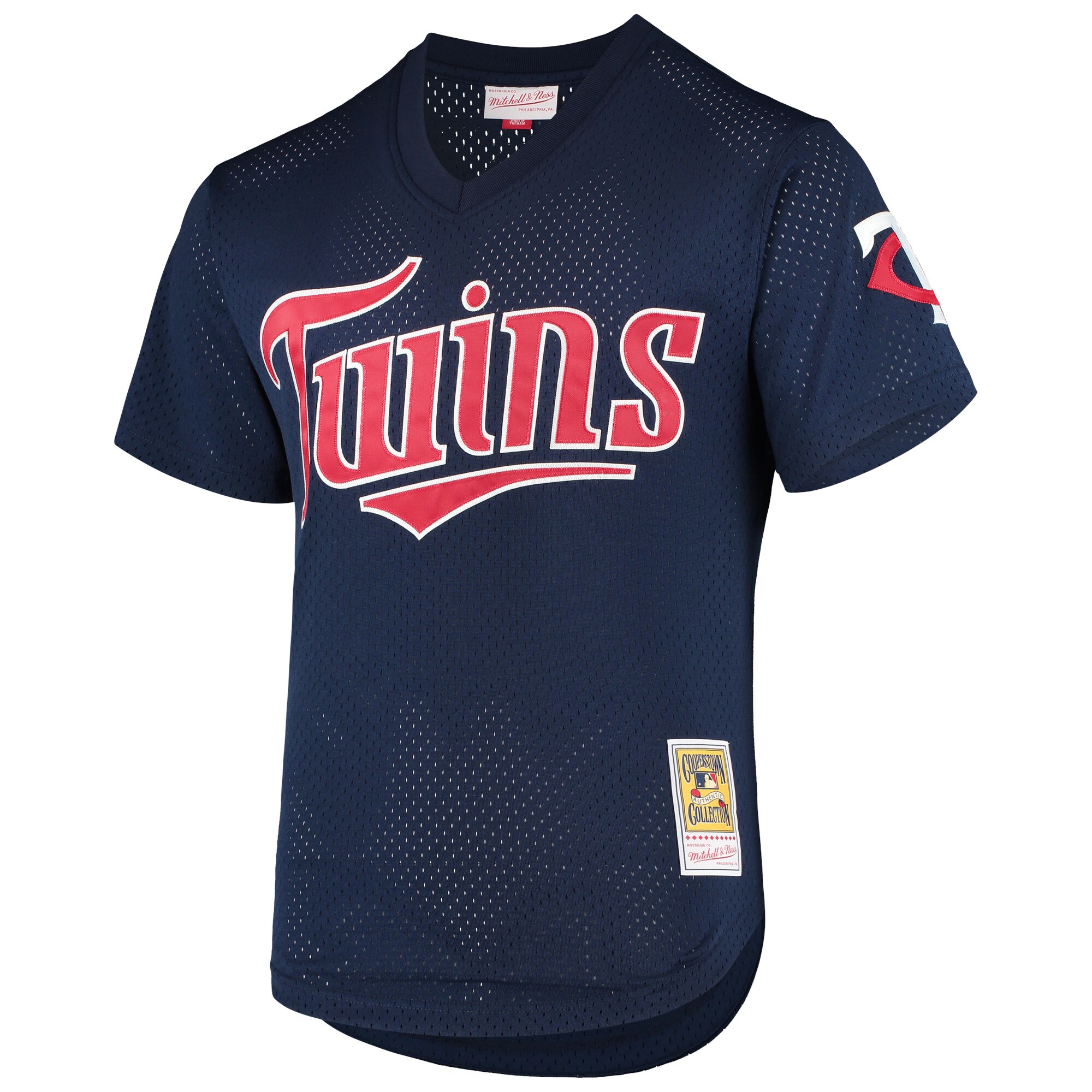David Ortiz Minnesota Twins Mitchell & Ness 2002 Cooperstown Collection Mesh Batting Practice Jersey - Navy cheap jerseys for sale - CheapJerseys.Shop