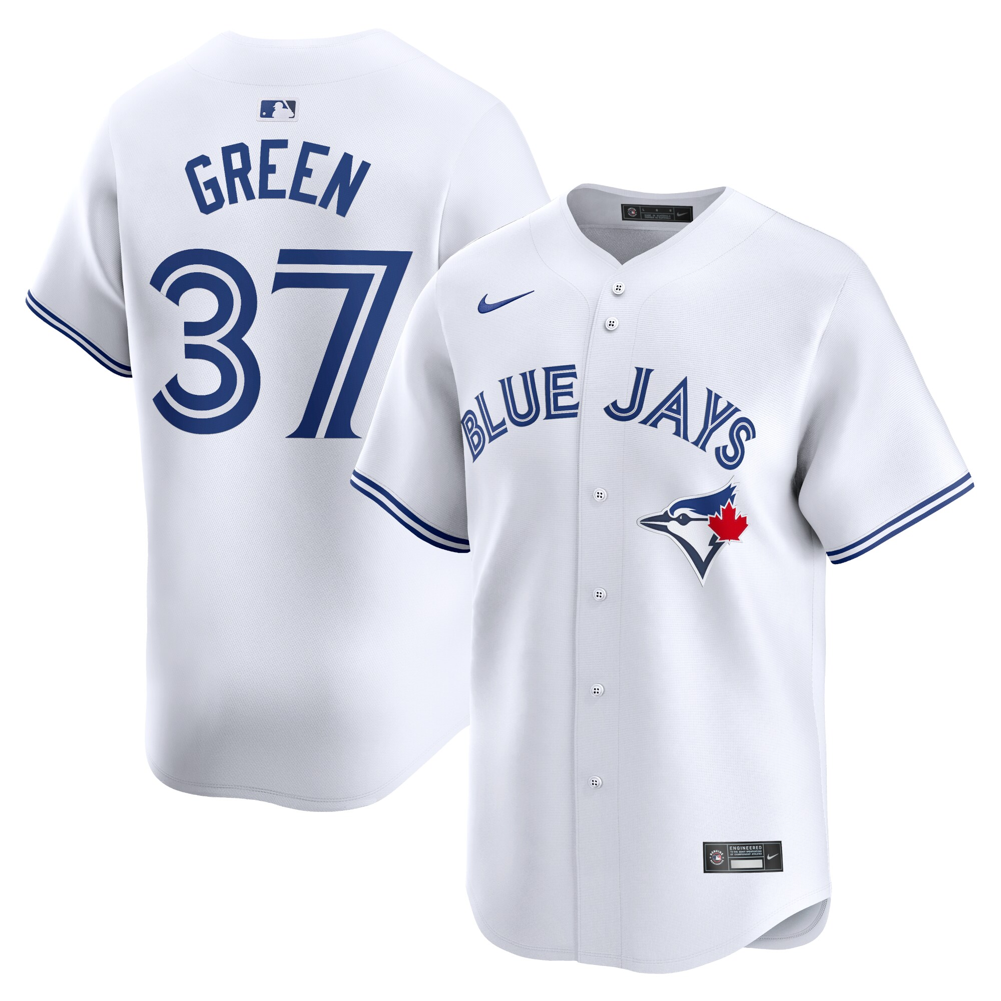 Chad Green Toronto Blue Jays Home Limited Player Jersey - White cheap jerseys for sale - CheapJerseys.Shop
