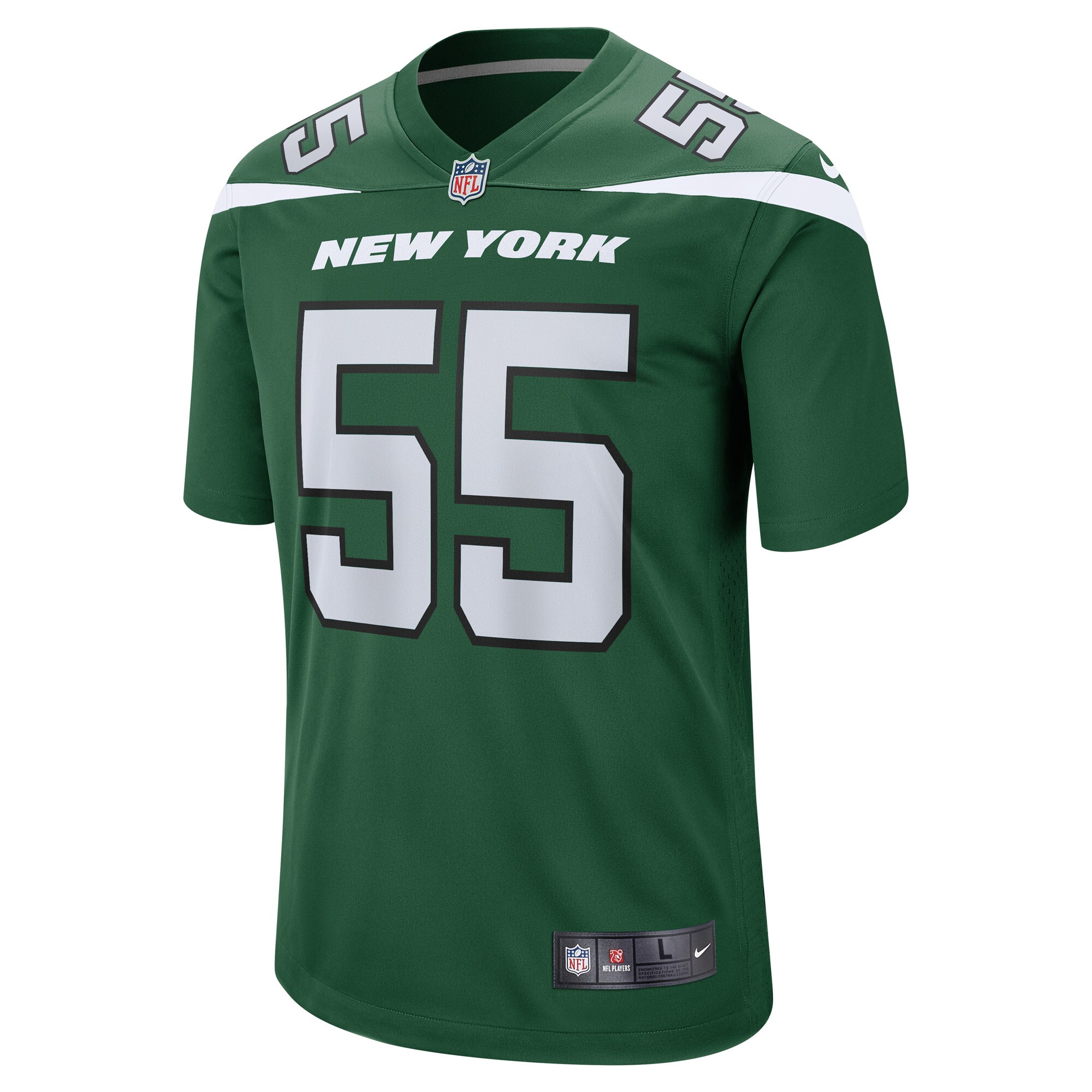 Chazz Surratt New York Jets Game Player Jersey - Gotham Green cheap jerseys for sale - CheapJerseys.Shop