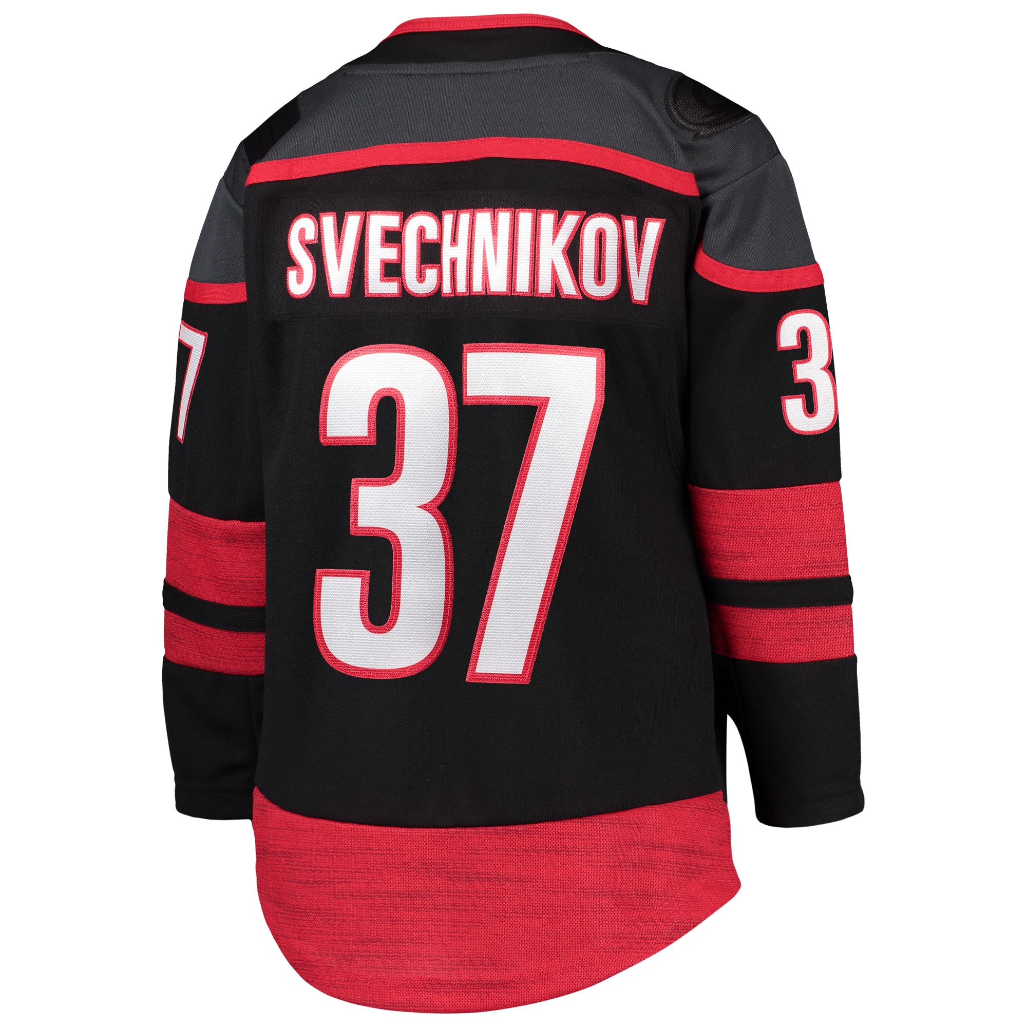 Andrei Svechnikov Carolina Hurricanes Youth Home Premier Player Jersey - Black cheap jerseys for sale - CheapJerseys.Shop