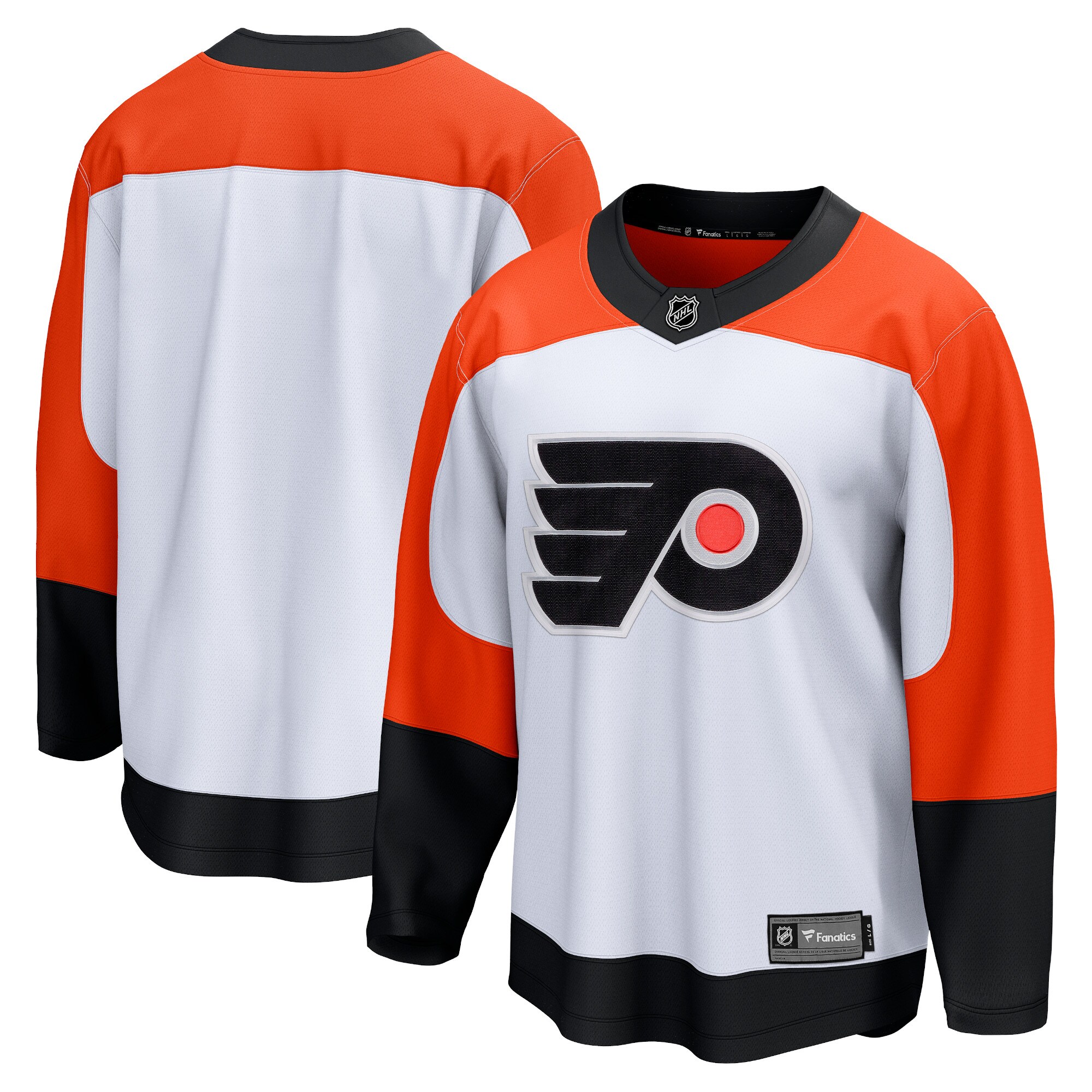 Philadelphia Flyers Fanatics Away Premier Breakaway Jersey - White cheap jerseys for sale - CheapJerseys.Shop