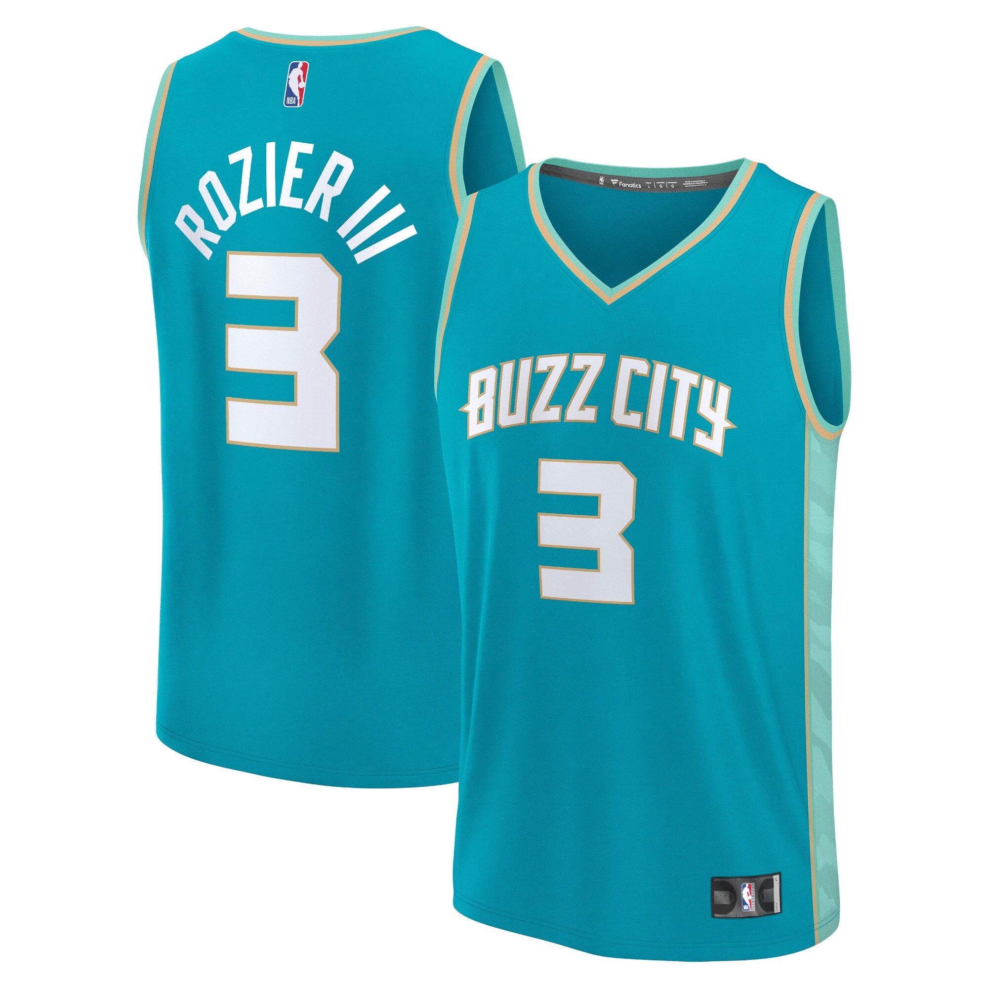 Terry Rozier Charlotte Hornets Fanatics Fast Break Jersey - Teal - City Edition cheap jerseys for sale - CheapJerseys.Shop