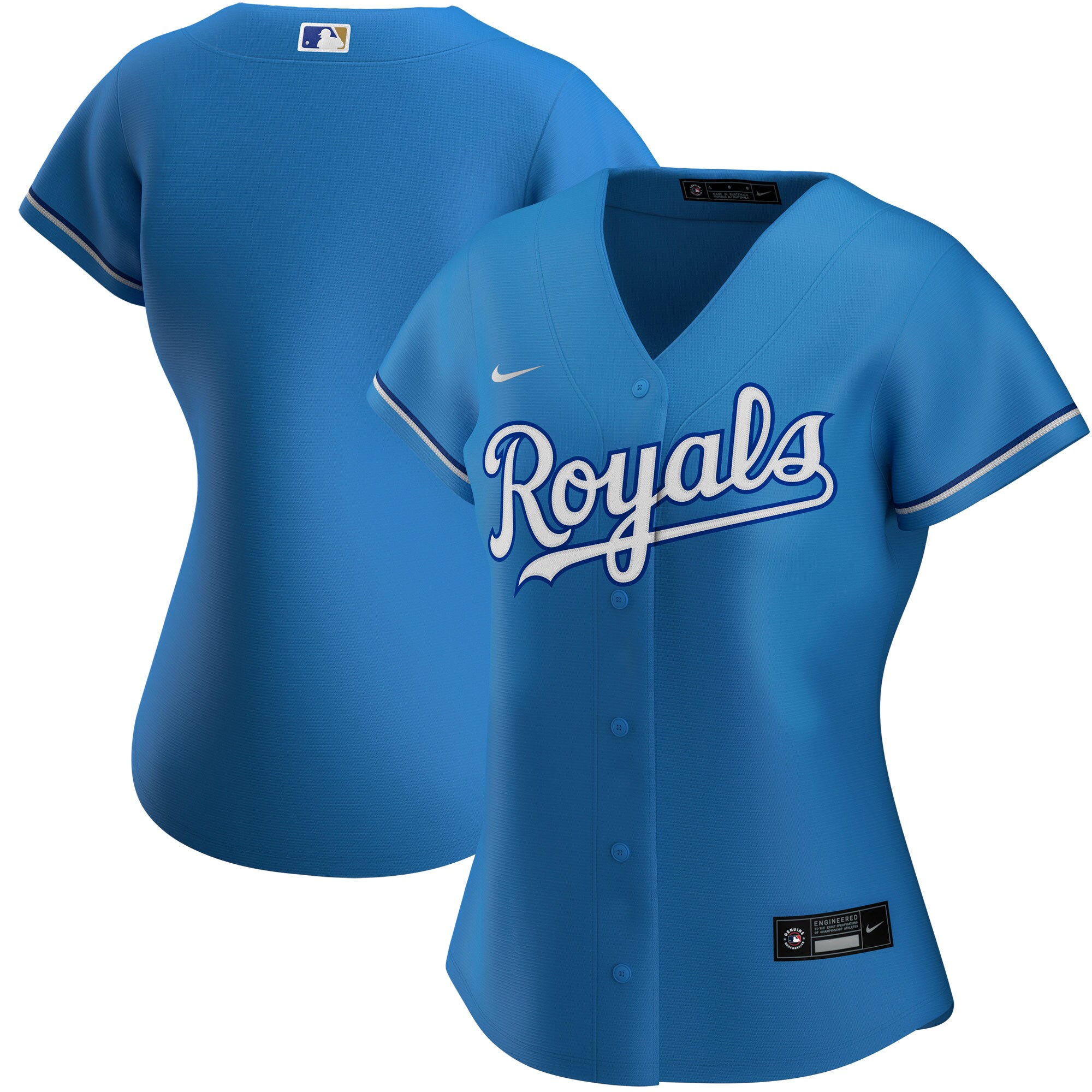 Kansas City Royals Women's Alternate Replica Team Jersey - Light Blue cheap jerseys for sale - CheapJerseys.Shop