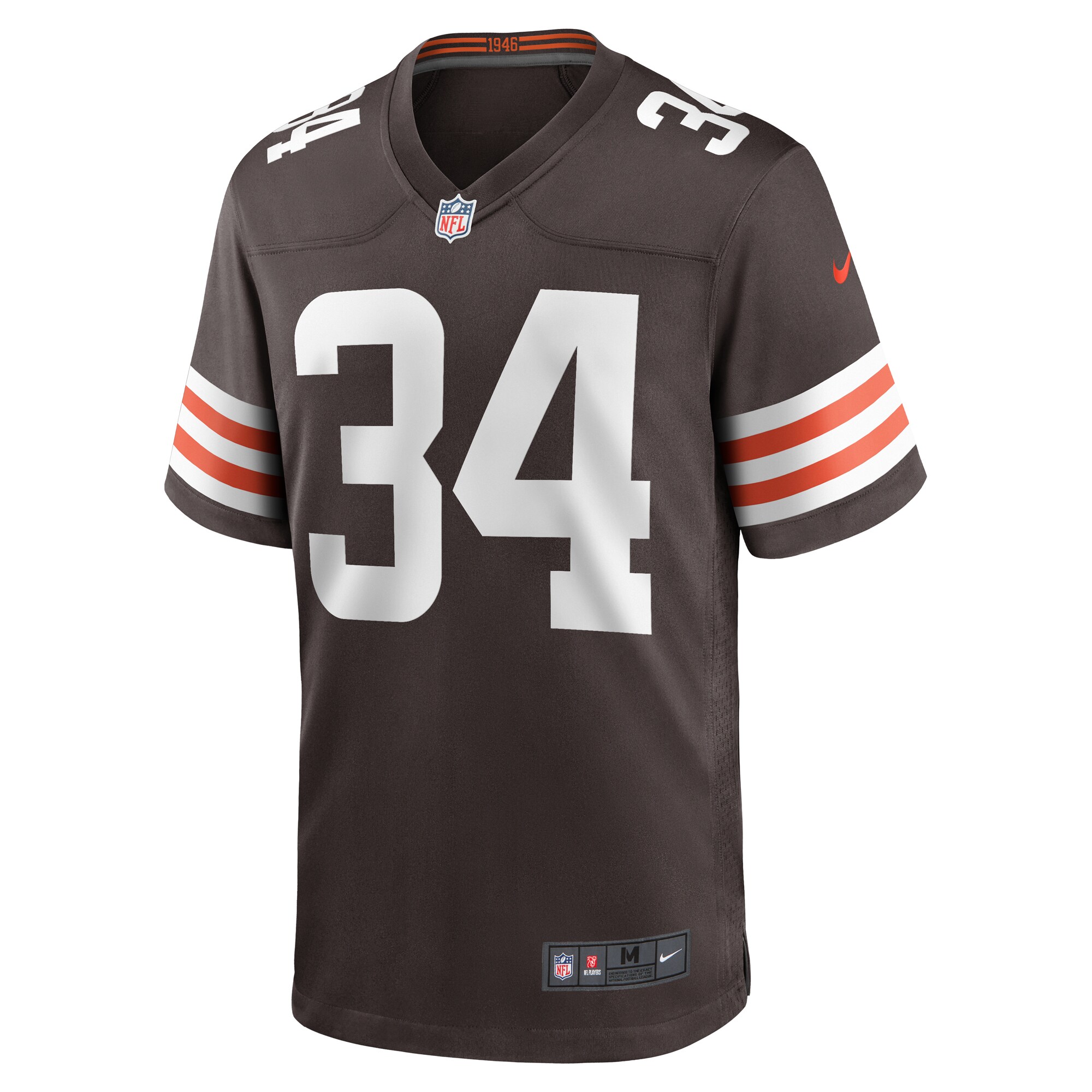Jerome Ford Cleveland Browns Game Player Jersey - Brown cheap jerseys for sale - CheapJerseys.Shop