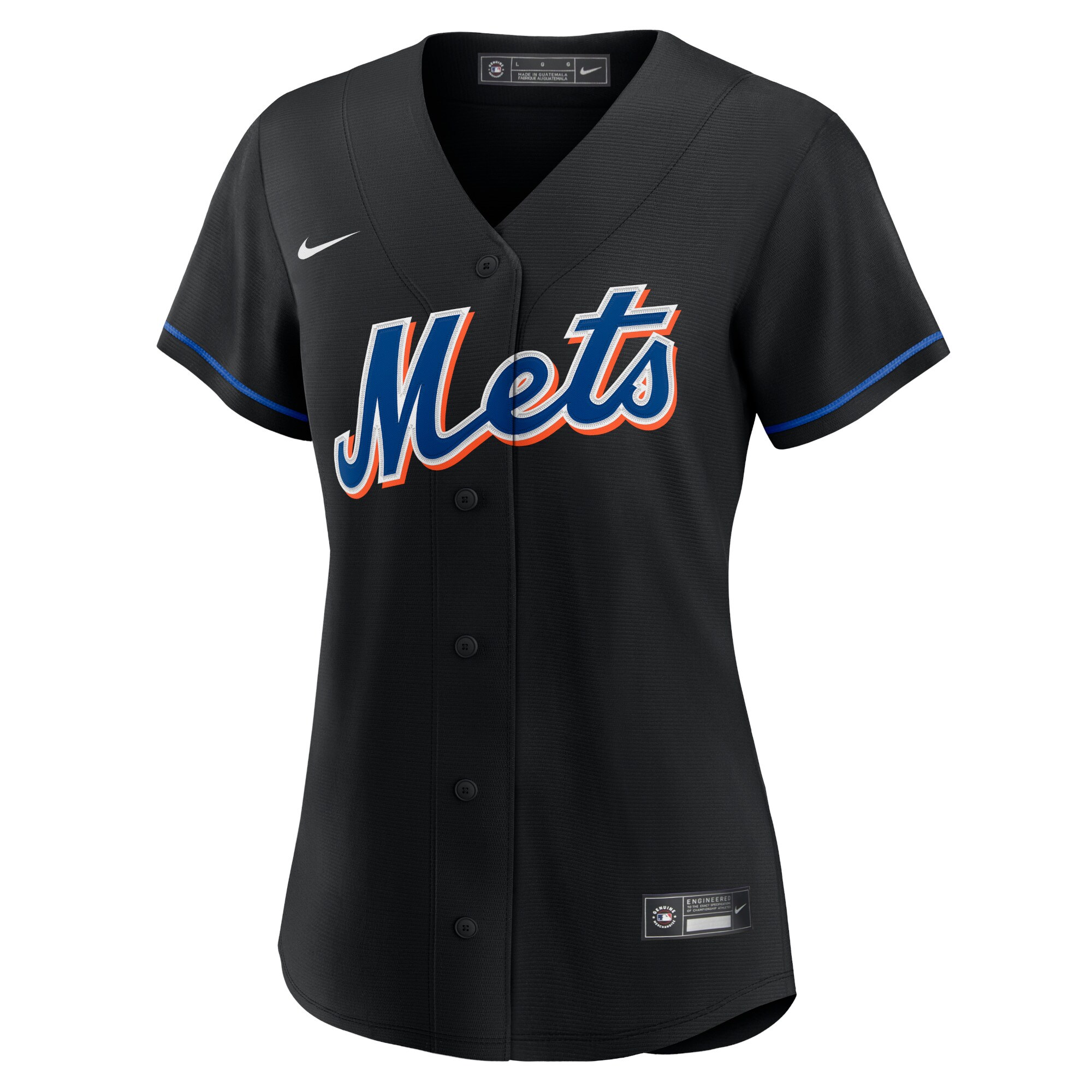 Jacob deGrom New York Mets Women's 2022 Alternate Replica Player Jersey - Black cheap jerseys for sale - CheapJerseys.Shop