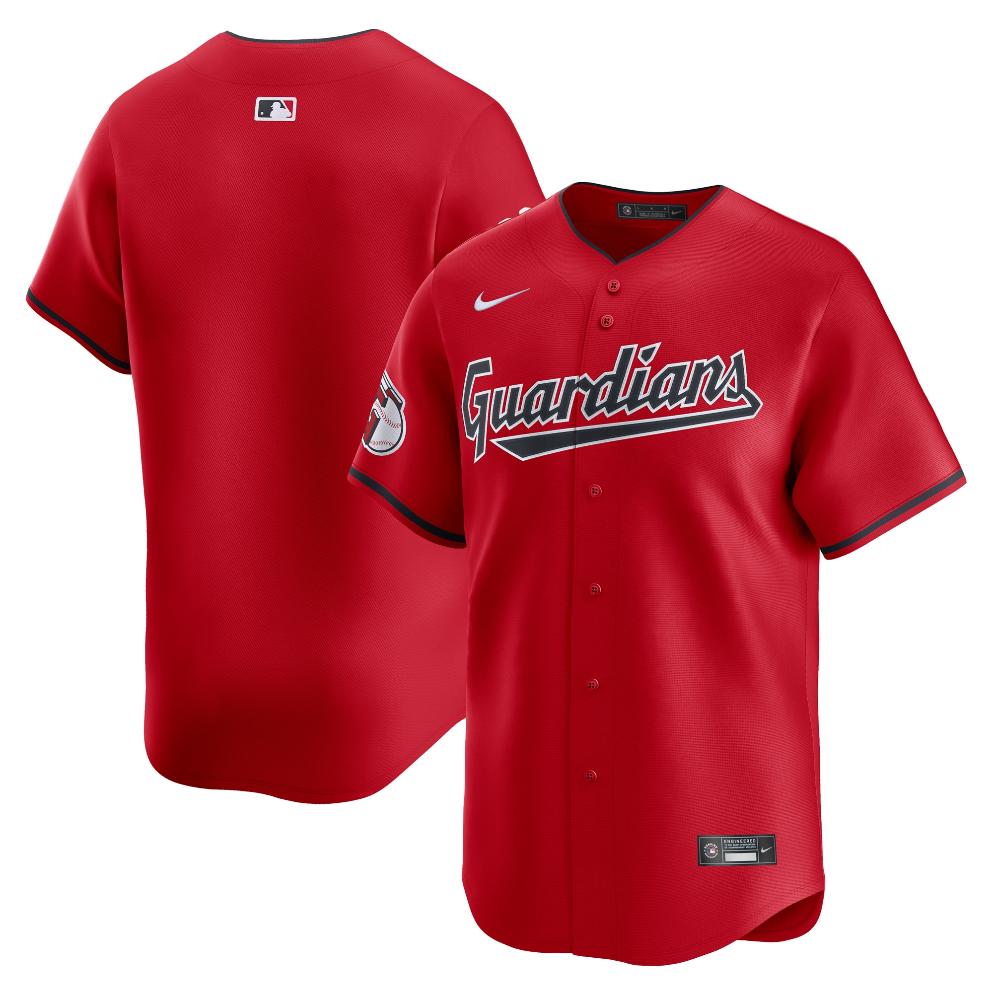 Cleveland Guardians Alternate Limited Jersey\u00c2\u00a0\u00e2\u20ac\u201c Red cheap jerseys for sale - CheapJerseys.Shop
