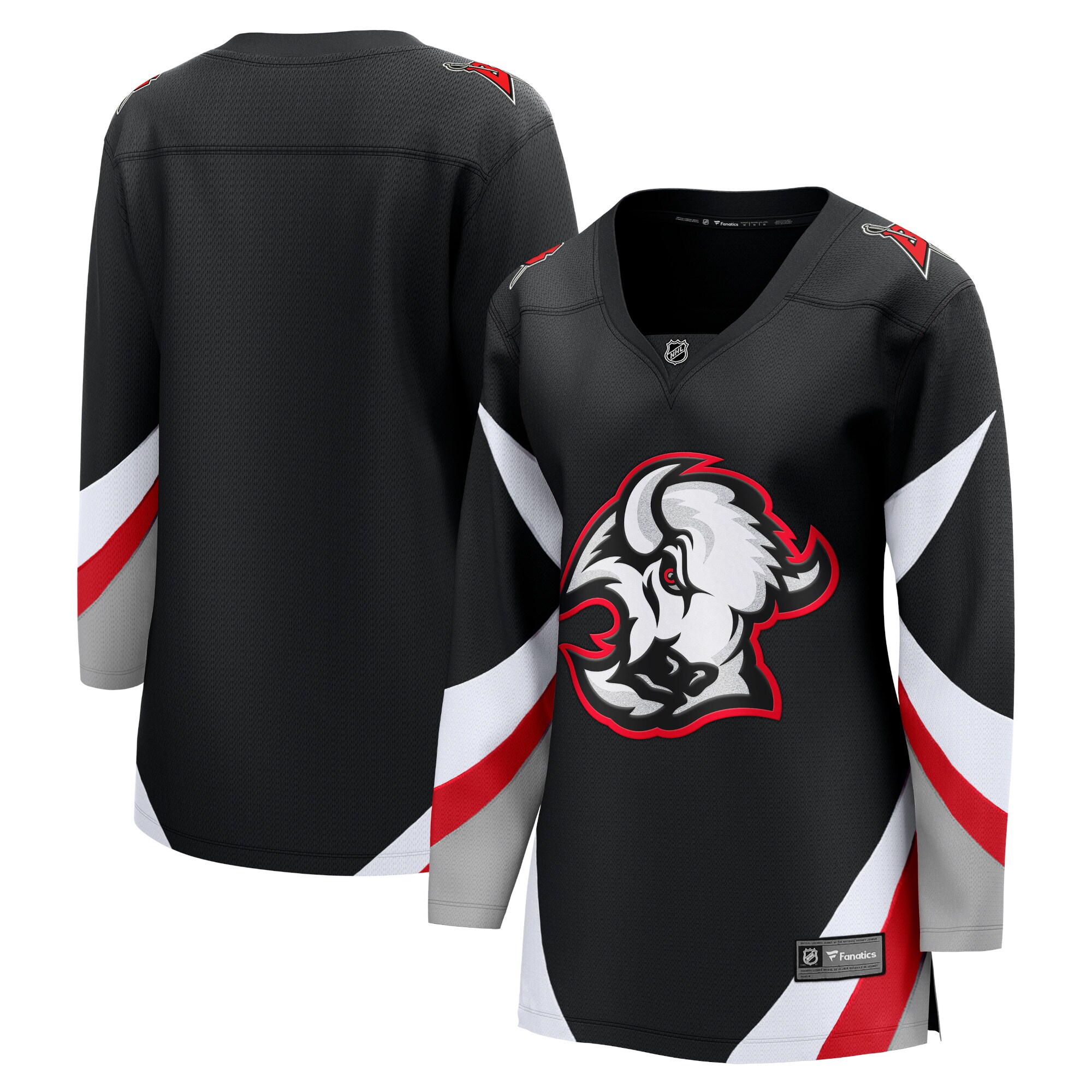Buffalo Sabres Fanatics Women's Alternate Premier Breakaway Blank Jersey - Black cheap jerseys for sale - CheapJerseys.Shop