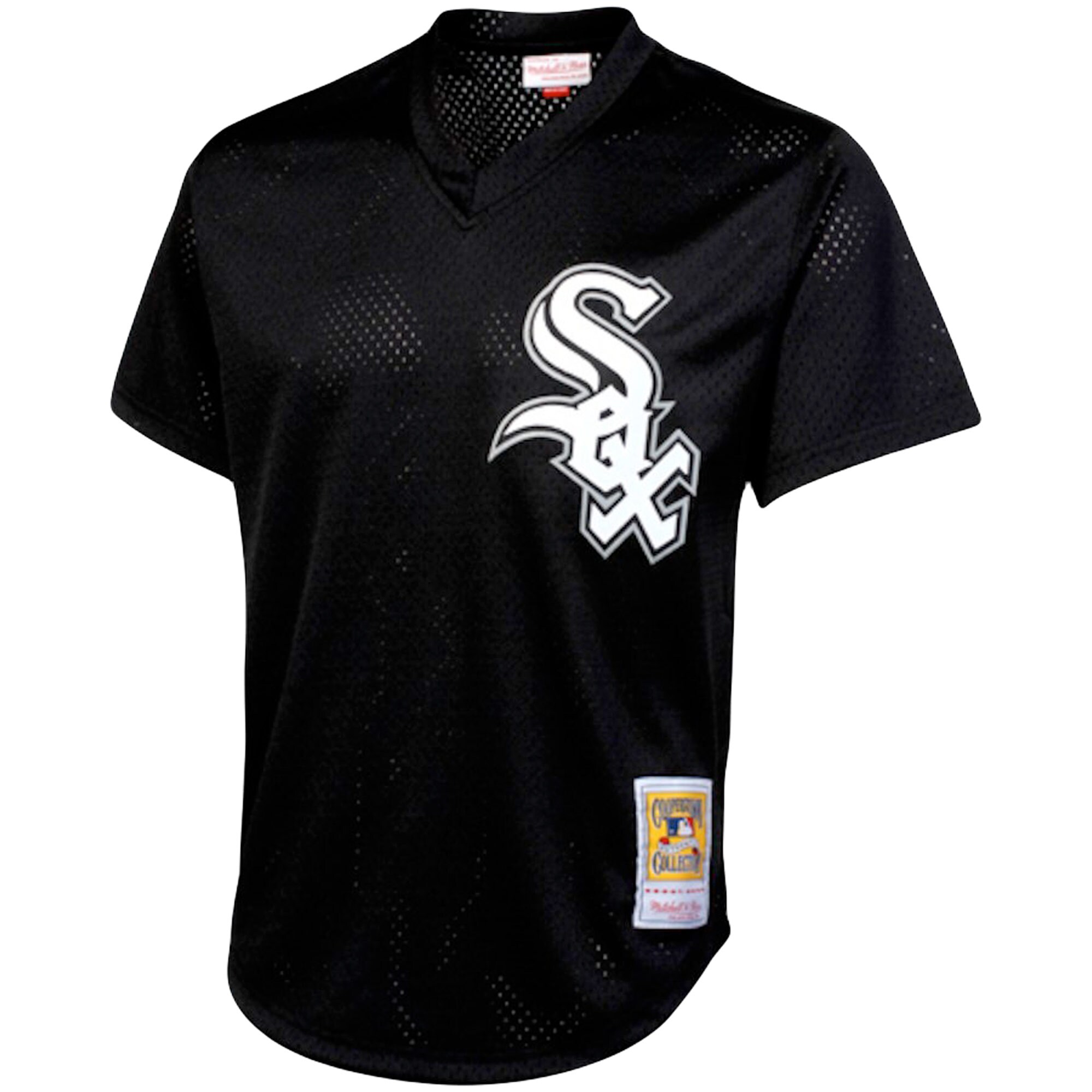 Bo Jackson Chicago White Sox Mitchell & Ness Cooperstown Collection Big & Tall Mesh Batting Practice Jersey - Black cheap jerseys for sale - CheapJerseys.Shop