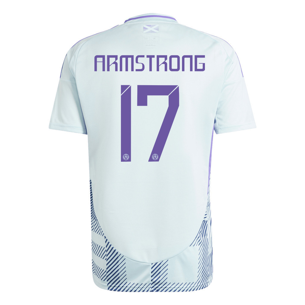 Stuart Armstrong 17 Scotland National Team 2024 Away Men Jersey - White cheap jerseys for sale - CheapJerseys.Shop
