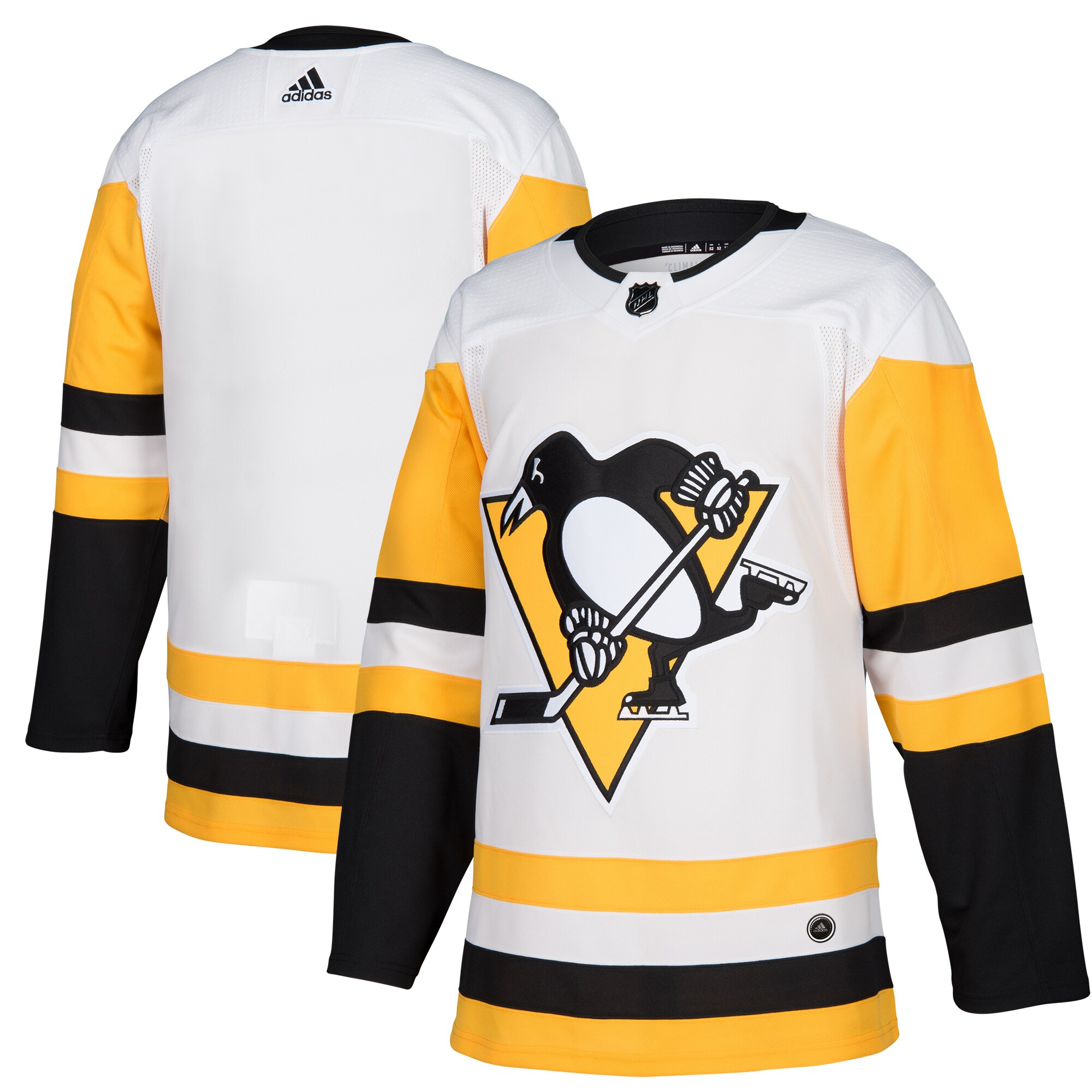 Pittsburgh Penguins Away Authentic Blank Jersey - White cheap jerseys for sale - CheapJerseys.Shop