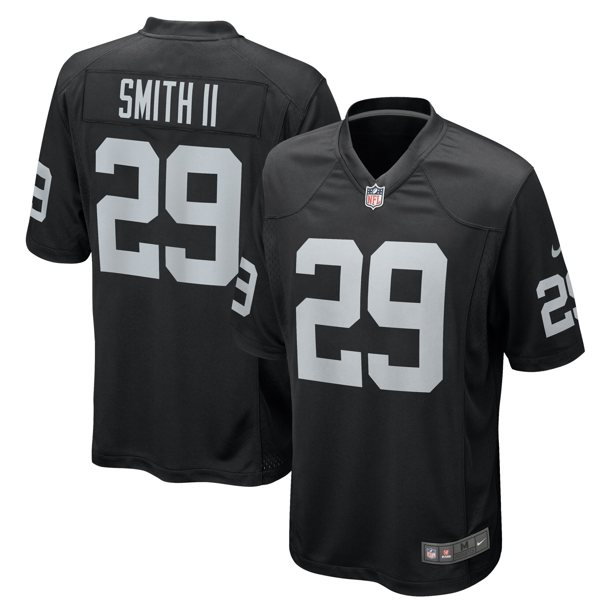 Christopher Smith II Las Vegas Raiders Team Game Jersey - Black cheap jerseys for sale - CheapJerseys.Shop