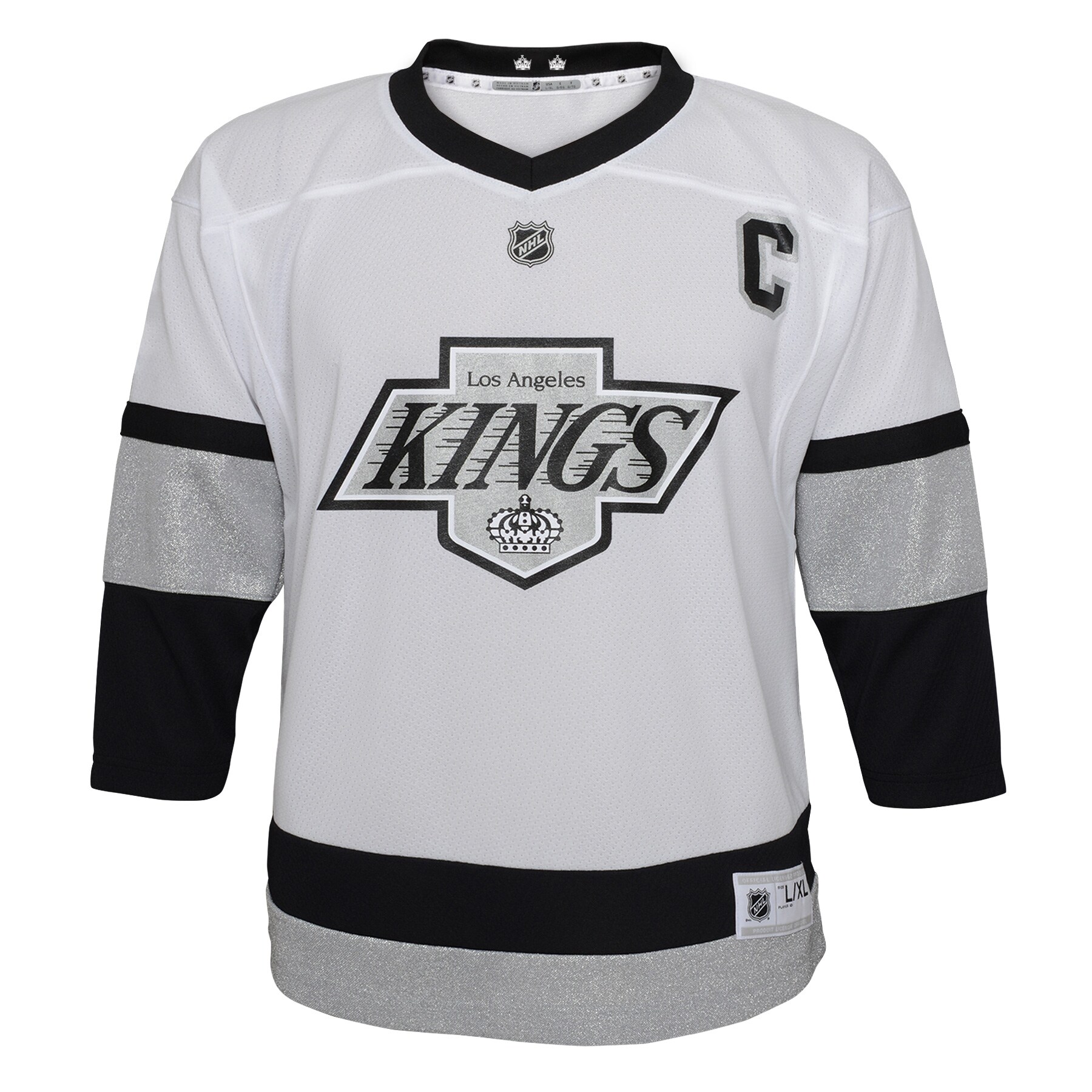 Anze Kopitar Los Angeles Kings Preschool 2021\/22 Alternate Replica Player Jersey - White cheap jerseys for sale - CheapJerseys.Shop