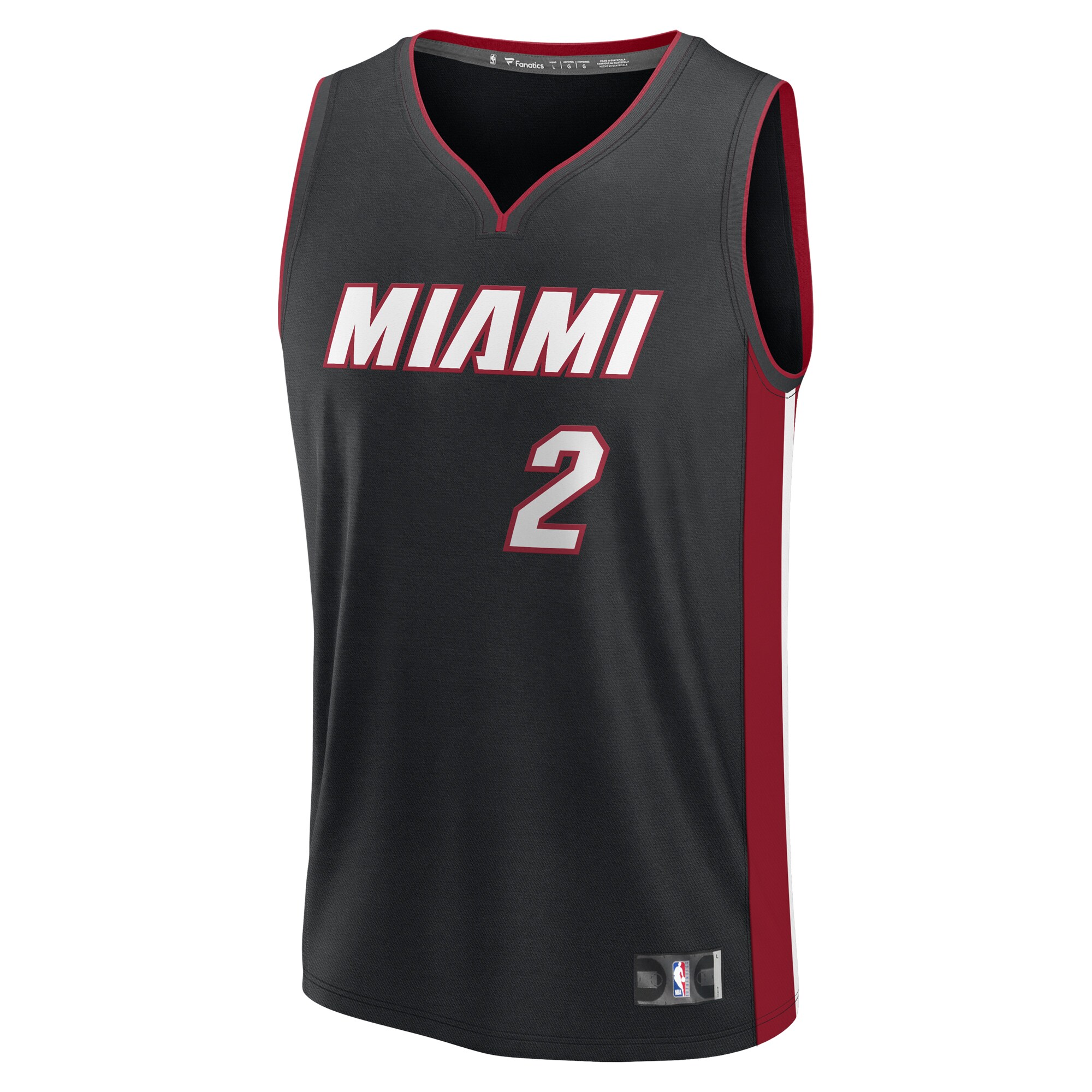 Terry Rozier Miami Heat Fanatics Fast Break Player Jersey - Icon Edition - Black cheap jerseys for sale - CheapJerseys.Shop