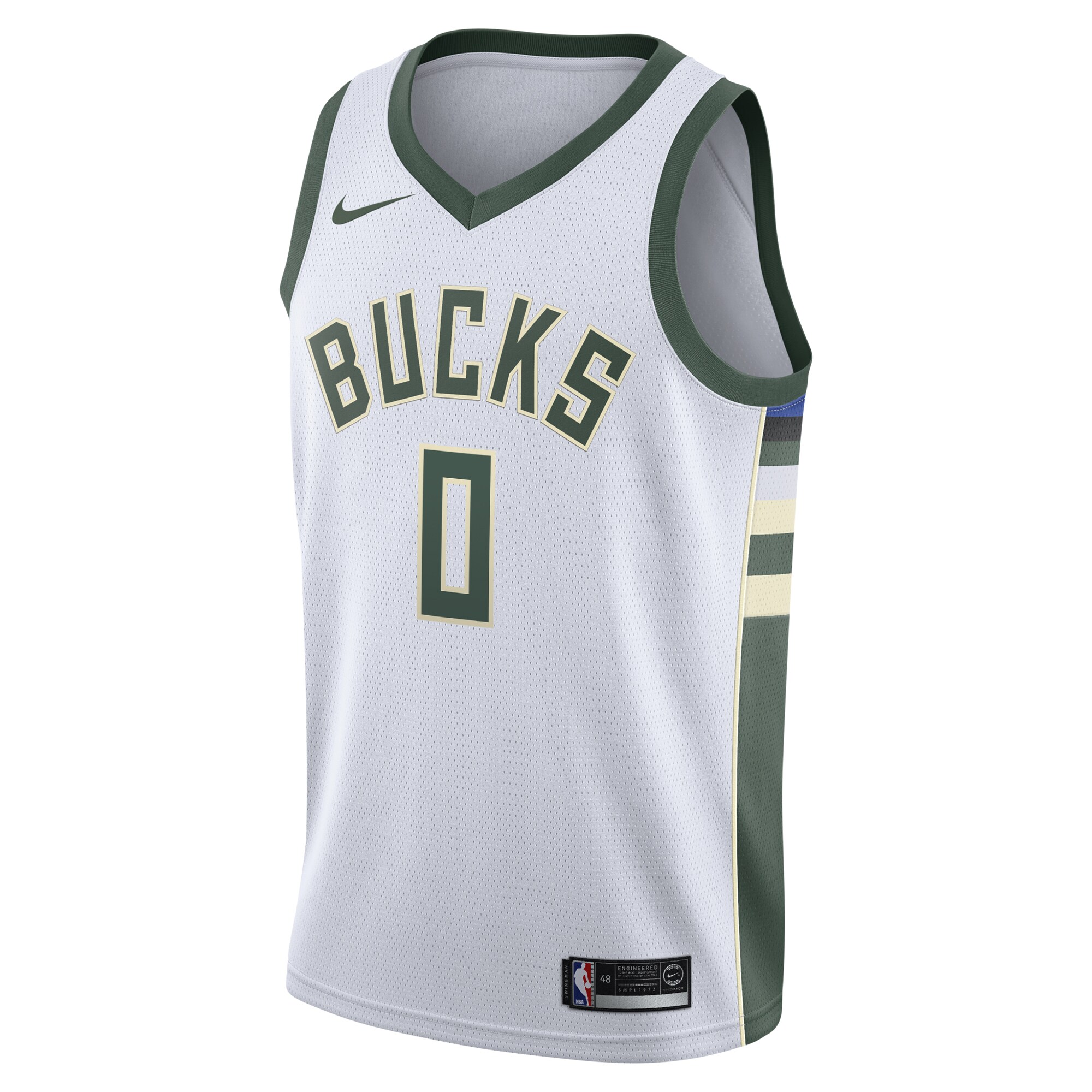 Damian Lillard Milwaukee Bucks Unisex Swingman Player Jersey - Association Edition - White cheap jerseys for sale - CheapJerseys.Shop