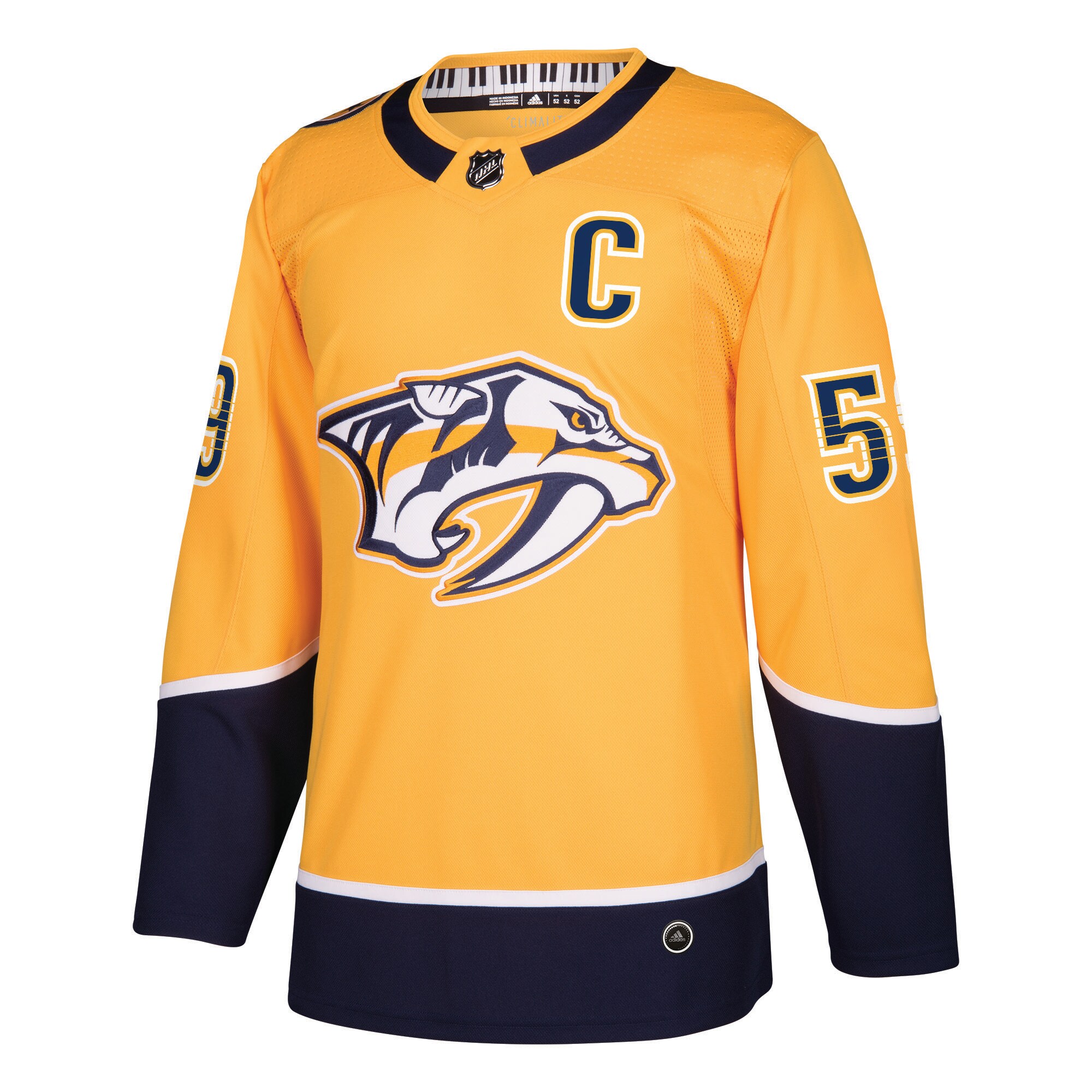 Roman Josi Nashville Predators Home Authentic Player Jersey - Gold cheap jerseys for sale - CheapJerseys.Shop