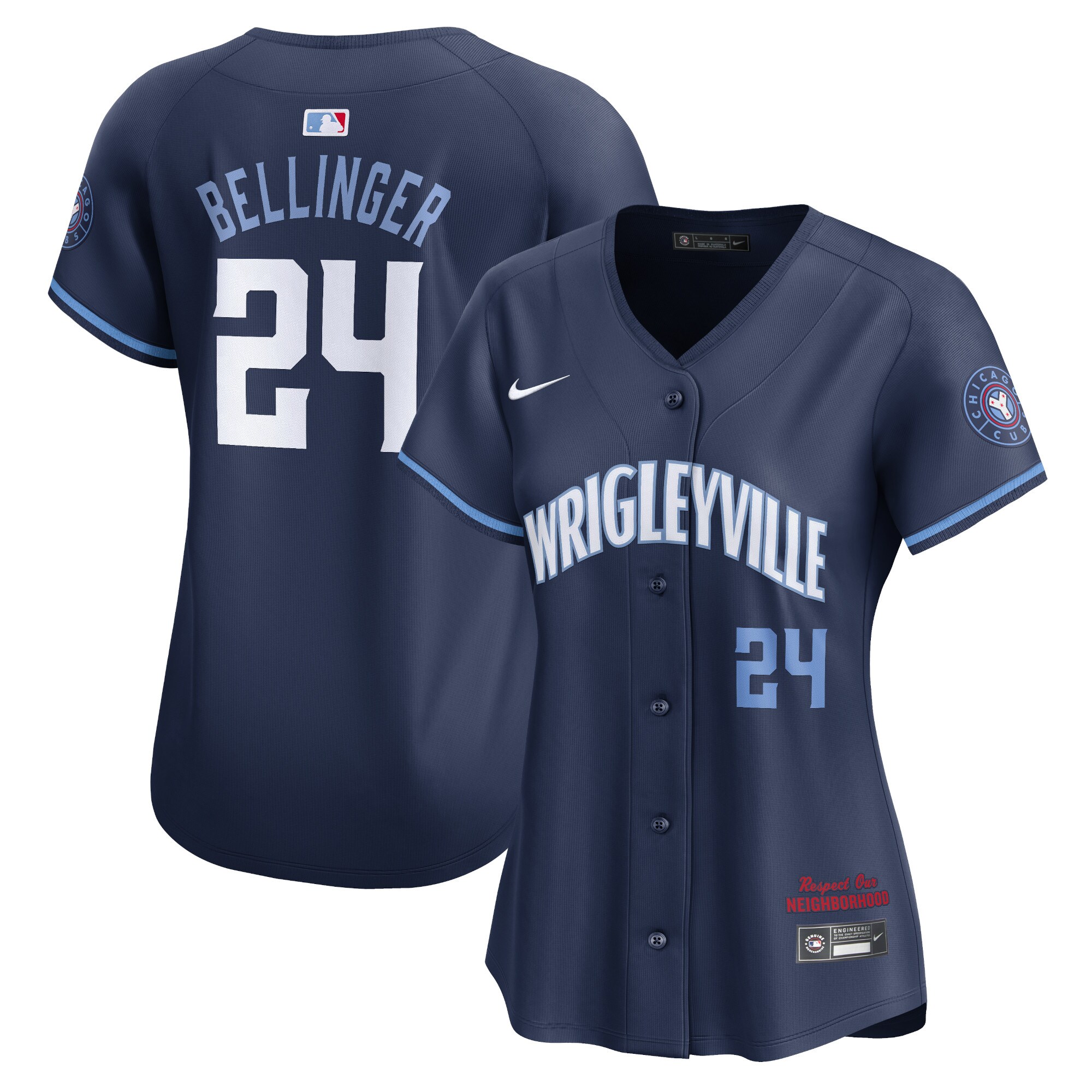 Cody Bellinger Chicago Cubs Women's City Connect Limited Player Jersey - Navy cheap jerseys for sale - CheapJerseys.Shop