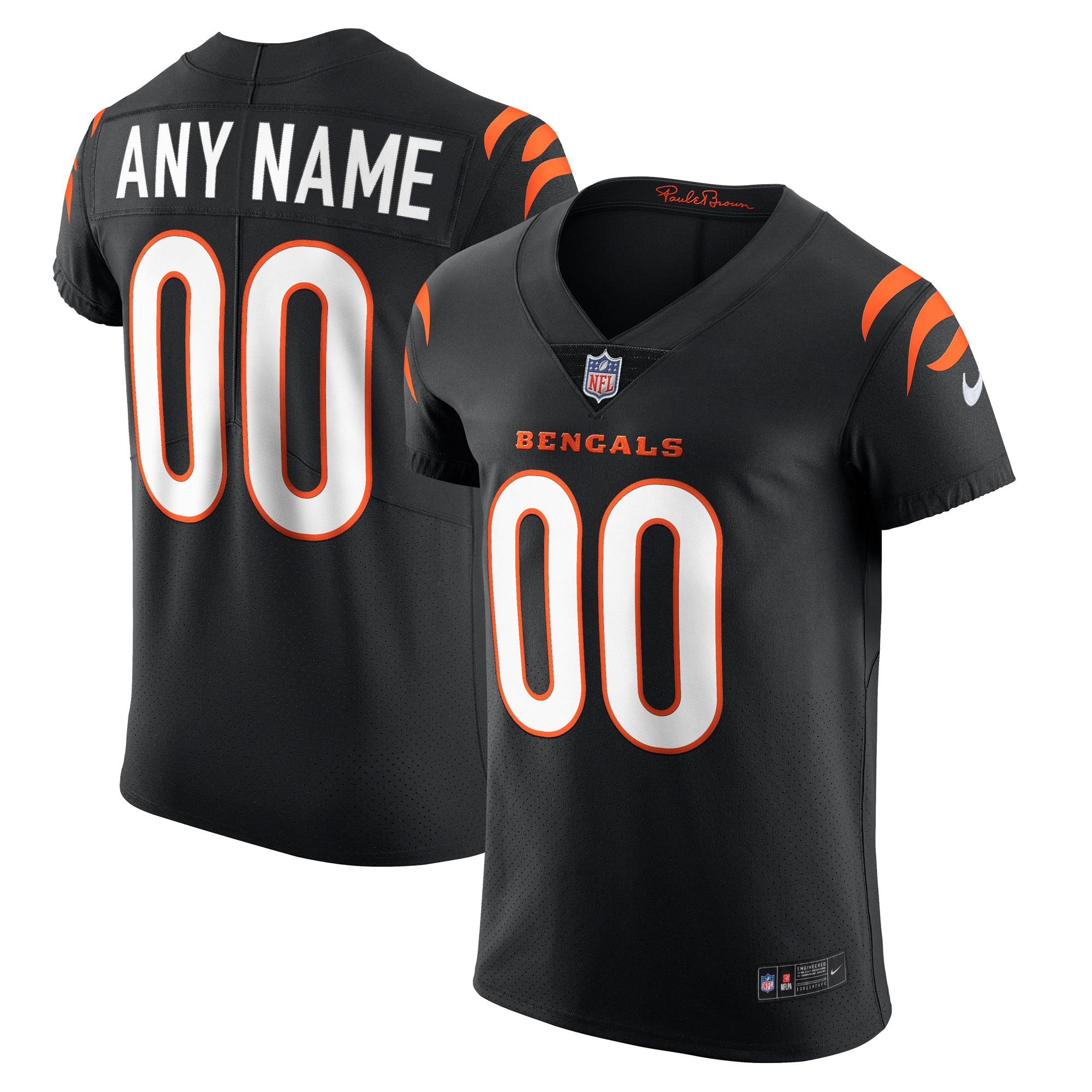 Cincinnati Bengals Vapor Elite Custom Jersey - Black cheap jerseys for sale - CheapJerseys.Shop