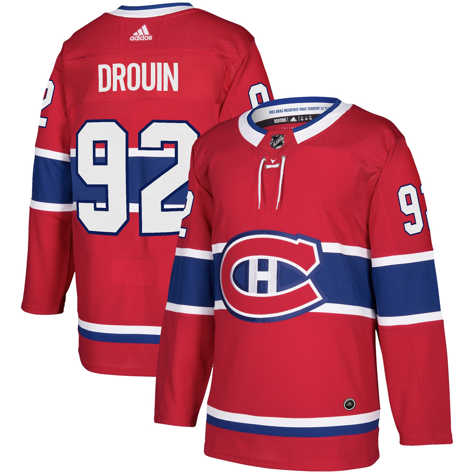Jonathan Drouin Montreal Canadiens Authentic Player Jersey - Red cheap jerseys for sale - CheapJerseys.Shop
