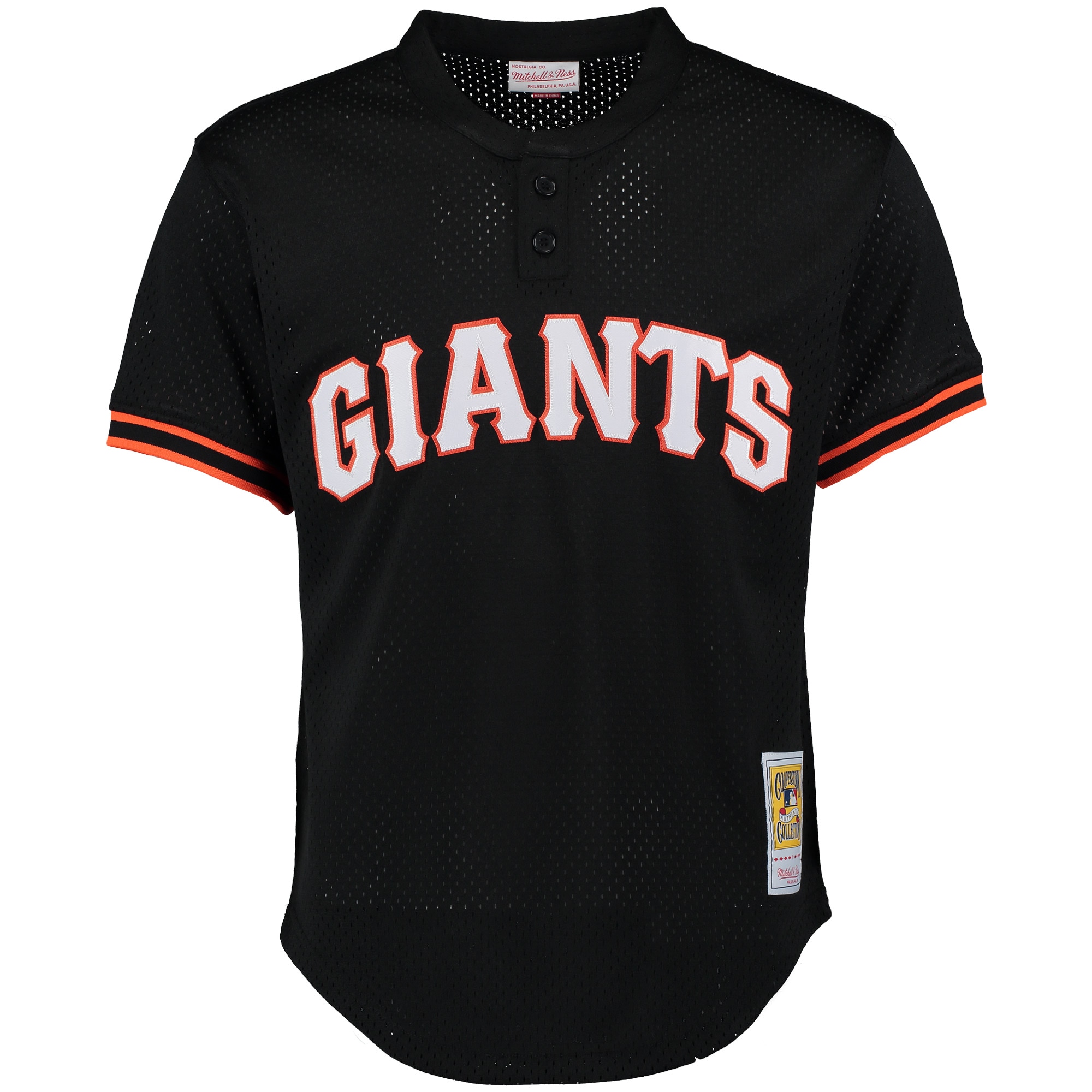 Matt Williams San Francisco Giants Mitchell & Ness Cooperstown Mesh Batting Practice Jersey - Black cheap jerseys for sale - CheapJerseys.Shop