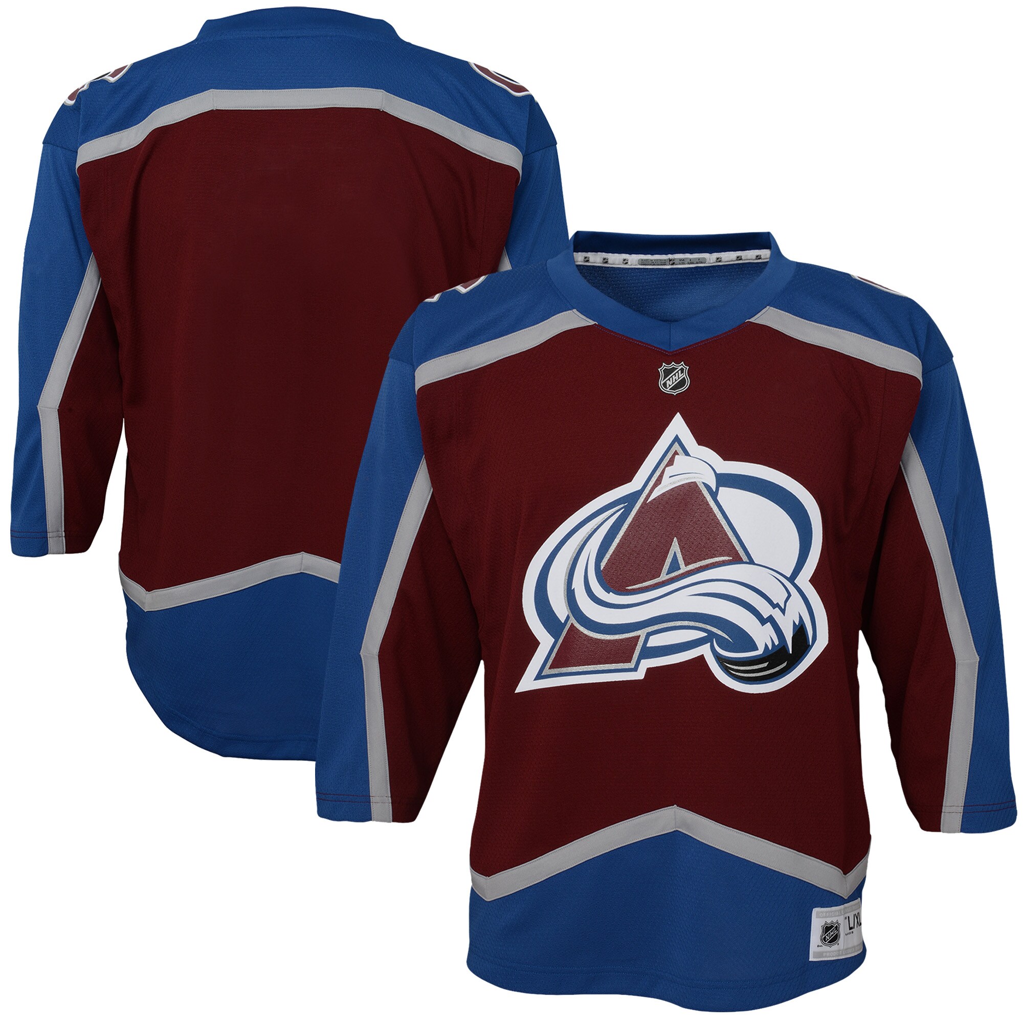 Colorado Avalanche Youth Home Blank Replica Jersey - Burgundy cheap jerseys for sale - CheapJerseys.Shop