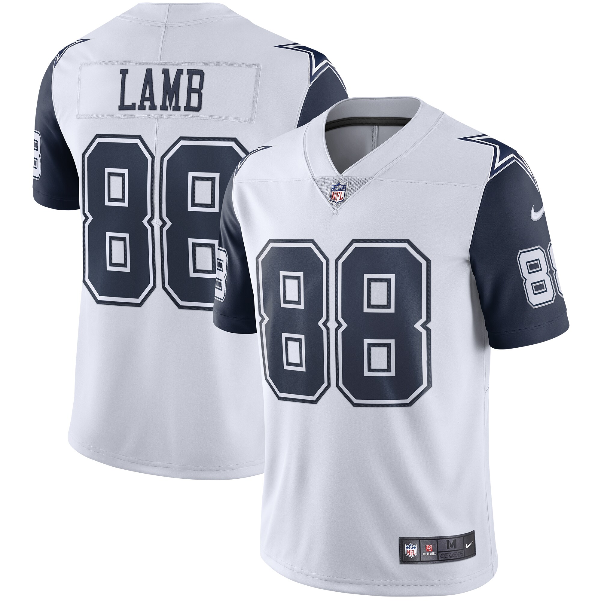 CeeDee Lamb Dallas Cowboys 2nd Alternate Vapor Limited Jersey - White cheap jerseys for sale - CheapJerseys.Shop