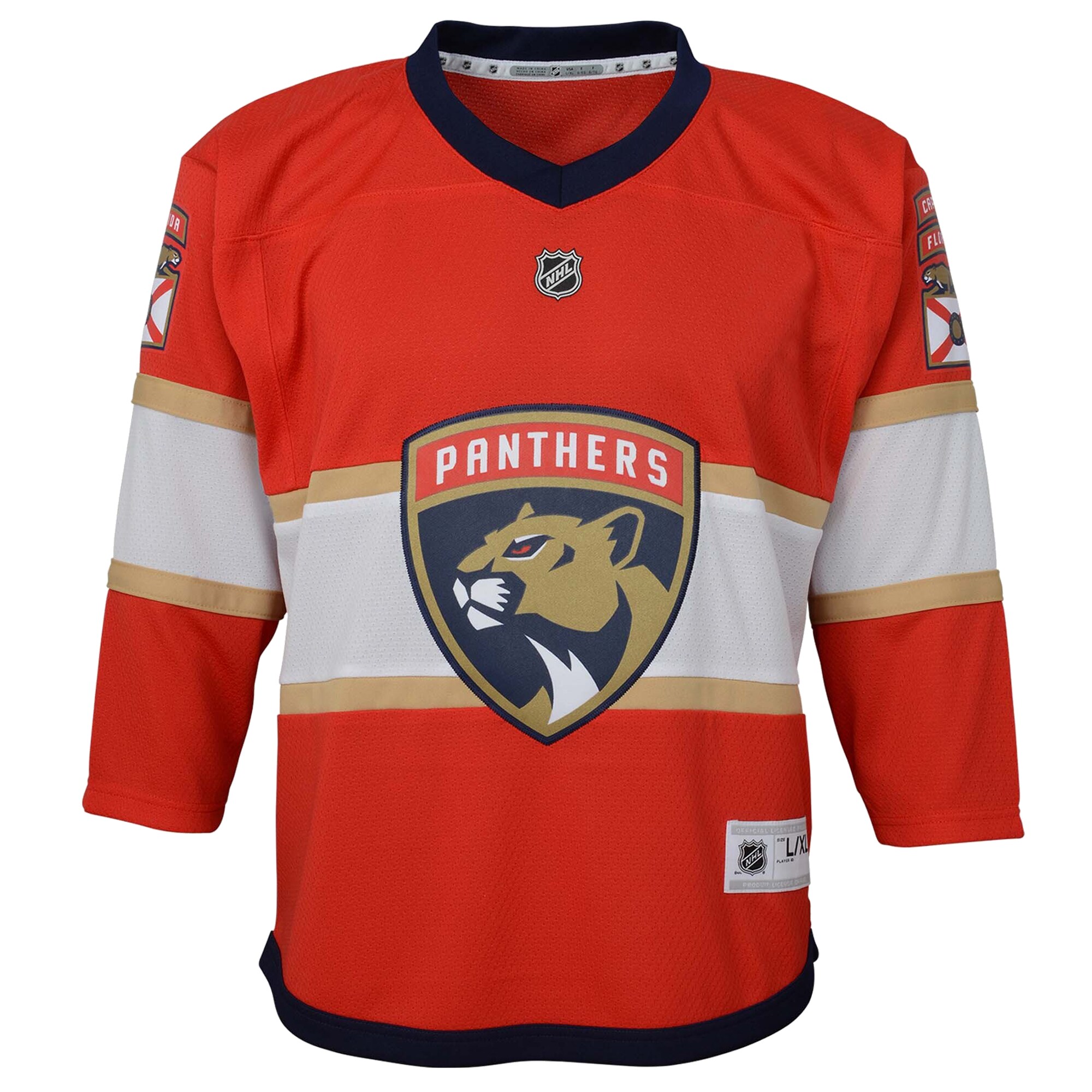 Florida Panthers Youth Home Replica Custom Jersey - Red cheap jerseys for sale - CheapJerseys.Shop