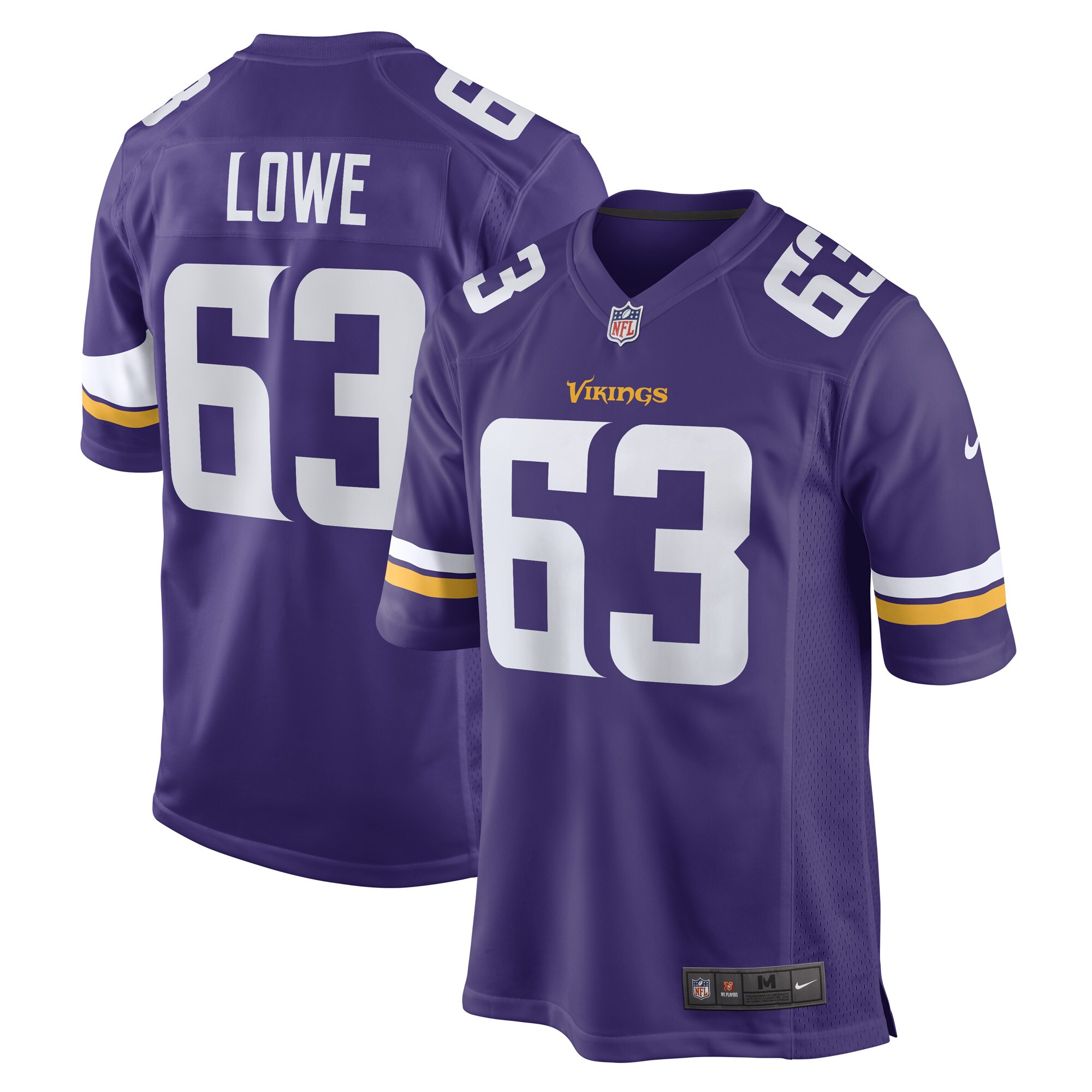 Vederian Lowe Minnesota Vikings Game Player Jersey - Purple cheap jerseys for sale - CheapJerseys.Shop