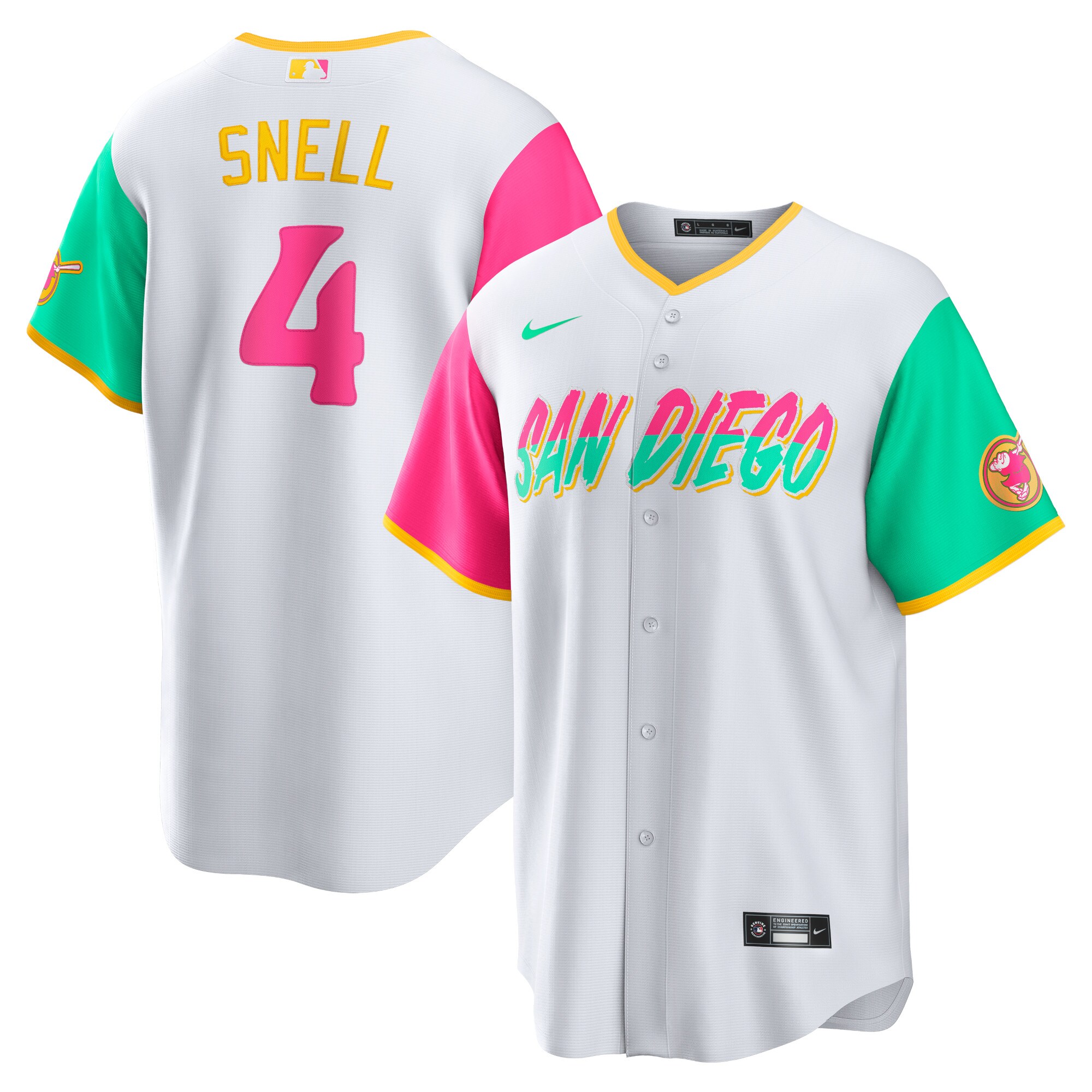 Blake Snell San Diego Padres City Connect Replica Player Jersey - White cheap jerseys for sale - CheapJerseys.Shop